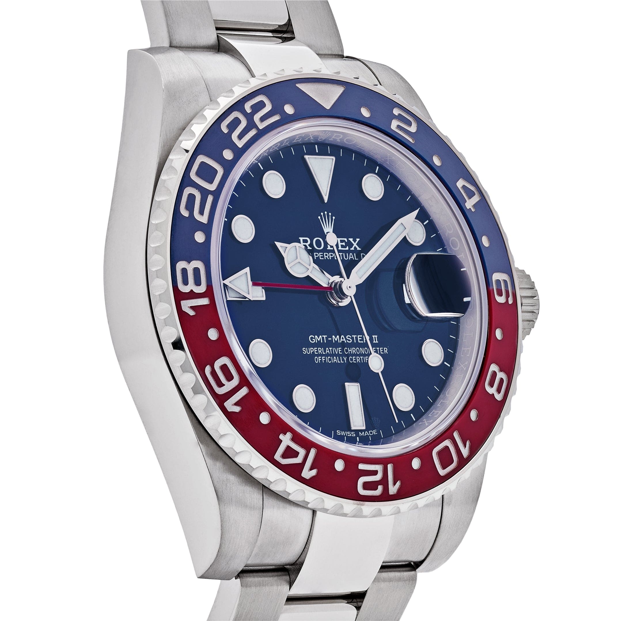 Rolex GMT-Master II 116719BLRO Pepsi White Gold Blue Dial Oyster (2019)