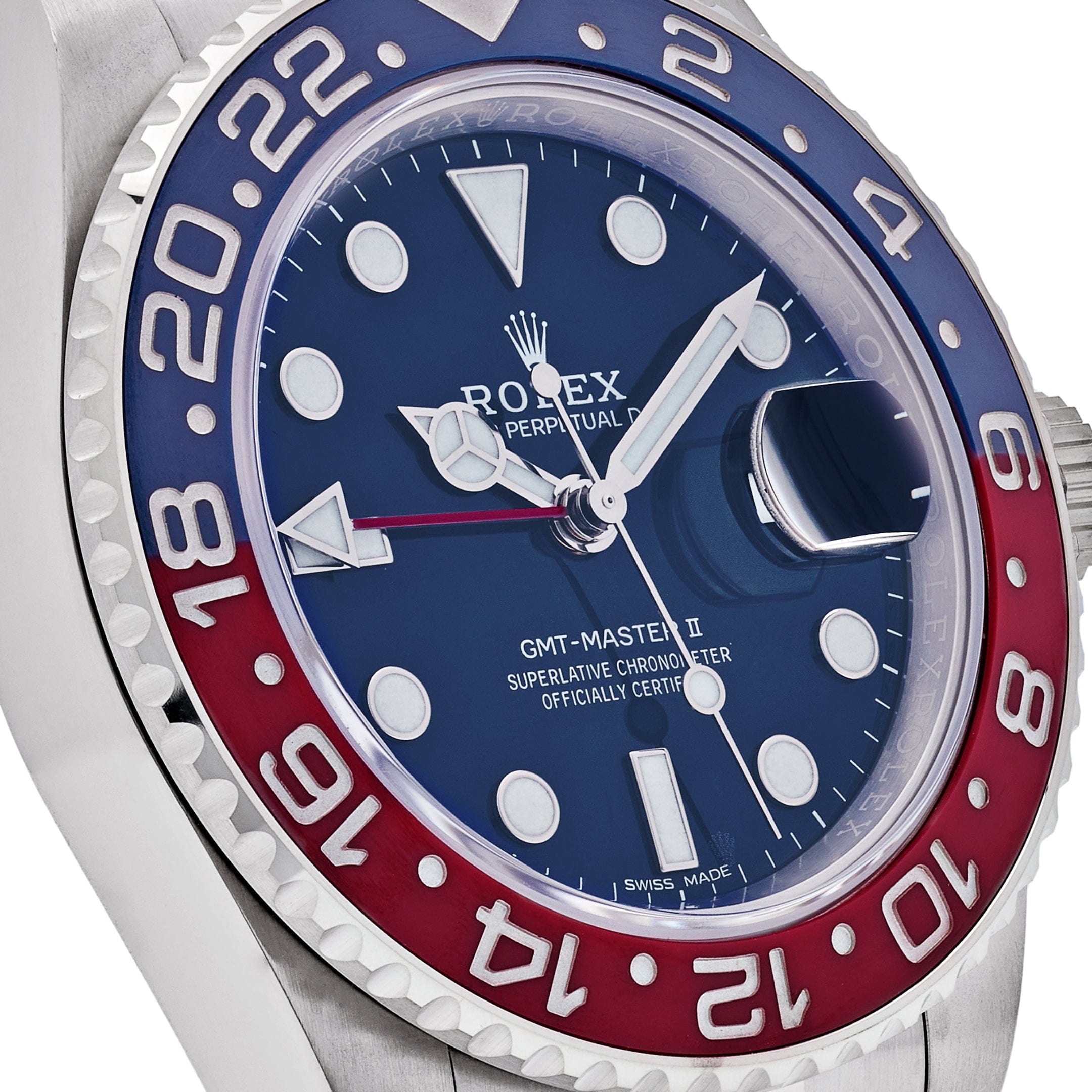 Rolex GMT-Master II 116719BLRO Pepsi White Gold Blue Dial Oyster (2019)