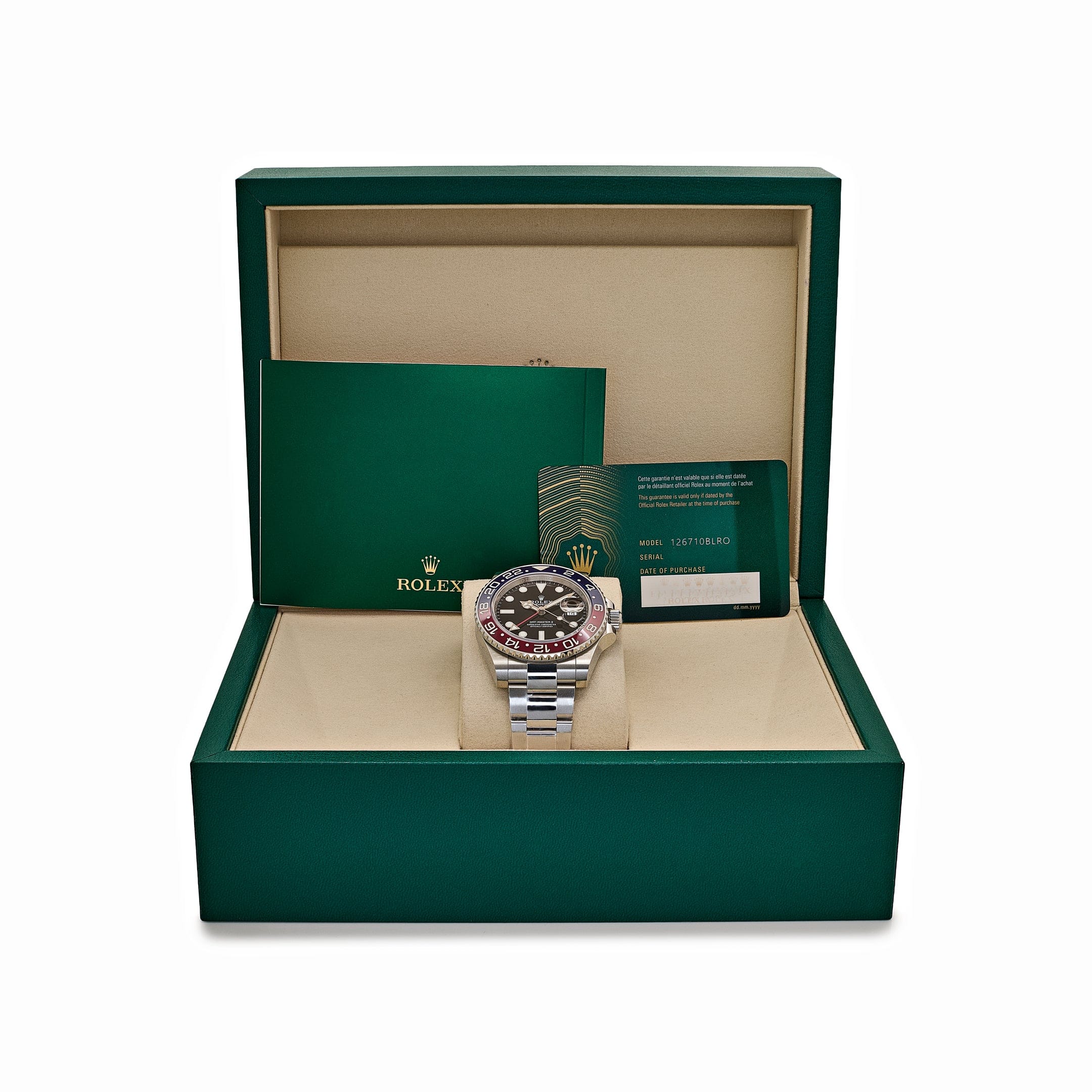 Rolex GMT-Master II 126710BLRO 'Pepsi' Stainless Steel Black Dial Oyster (2025)