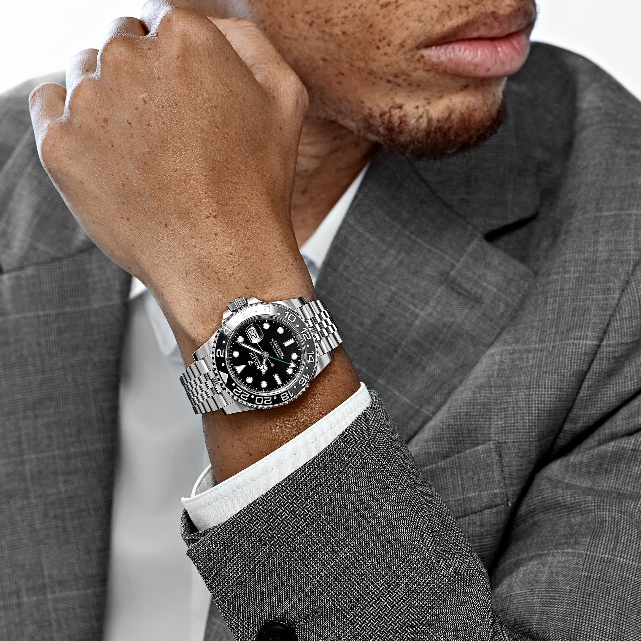 Rolex GMT-Master II 126710GRNR 'Bruce Wayne' Stainless Steel Black Dial Jubilee (2024)