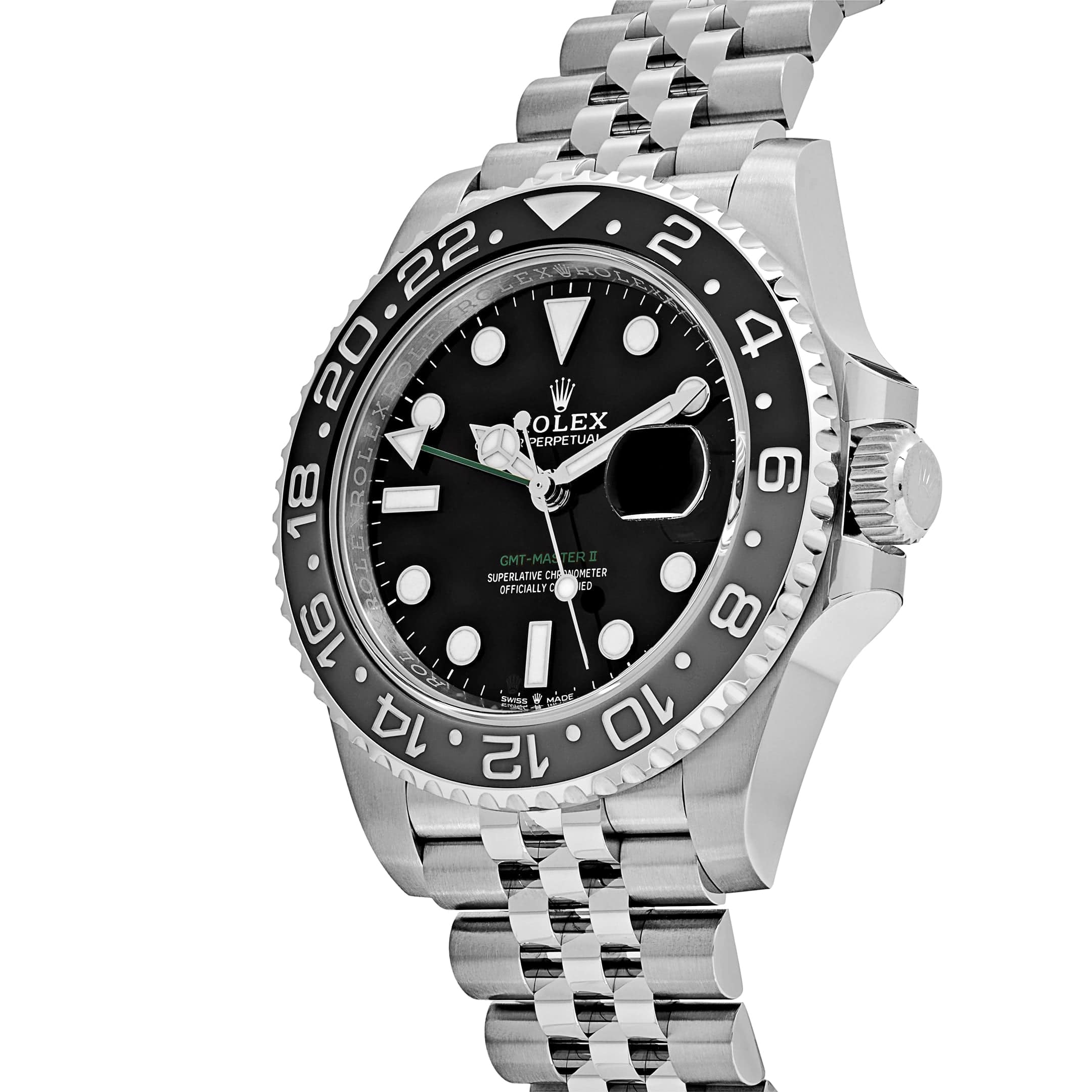 Rolex GMT-Master II 126710GRNR 'Bruce Wayne' Stainless Steel Black Dial Jubilee (2024)