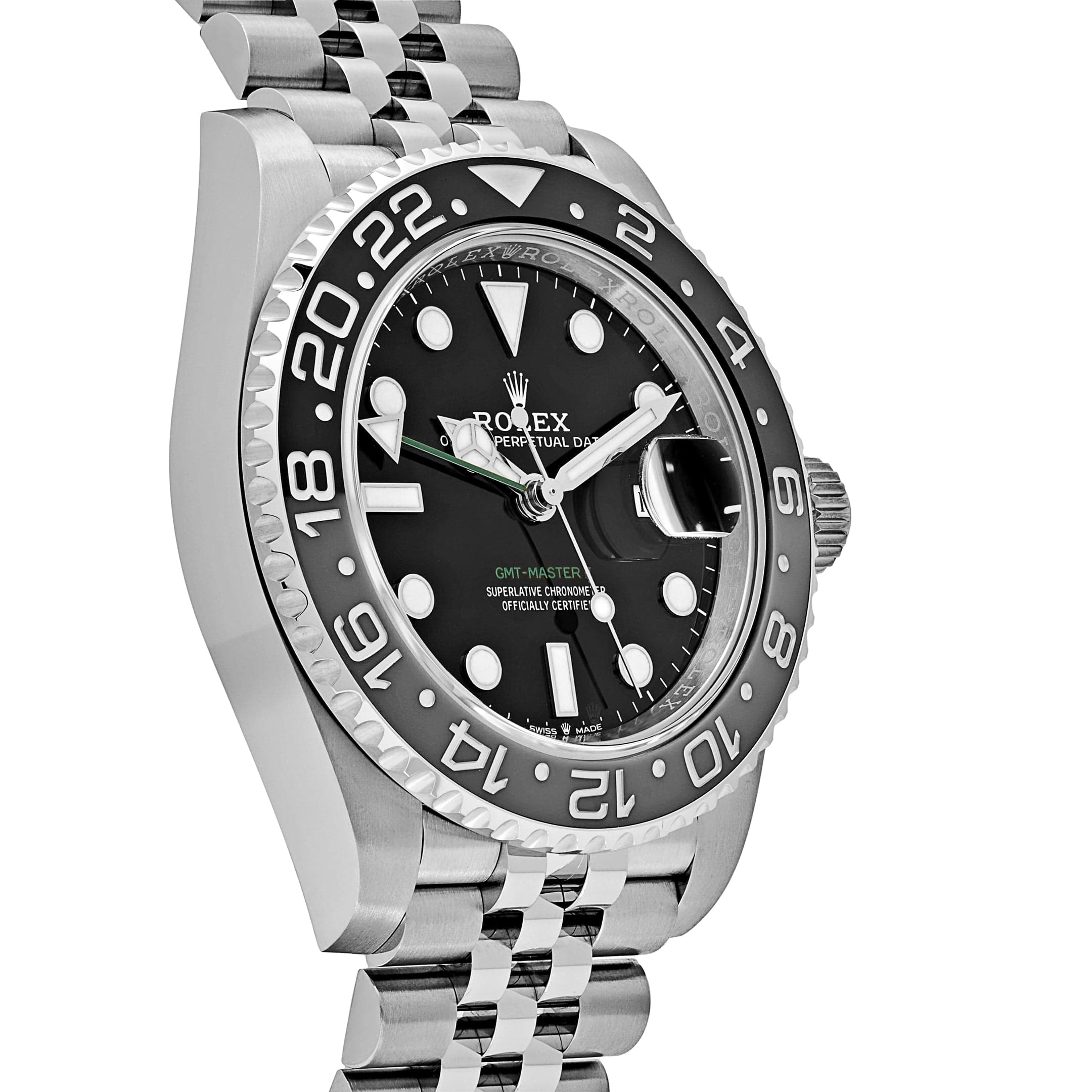 Rolex GMT-Master II 126710GRNR 'Bruce Wayne' Stainless Steel Black Dial Jubilee (2024)