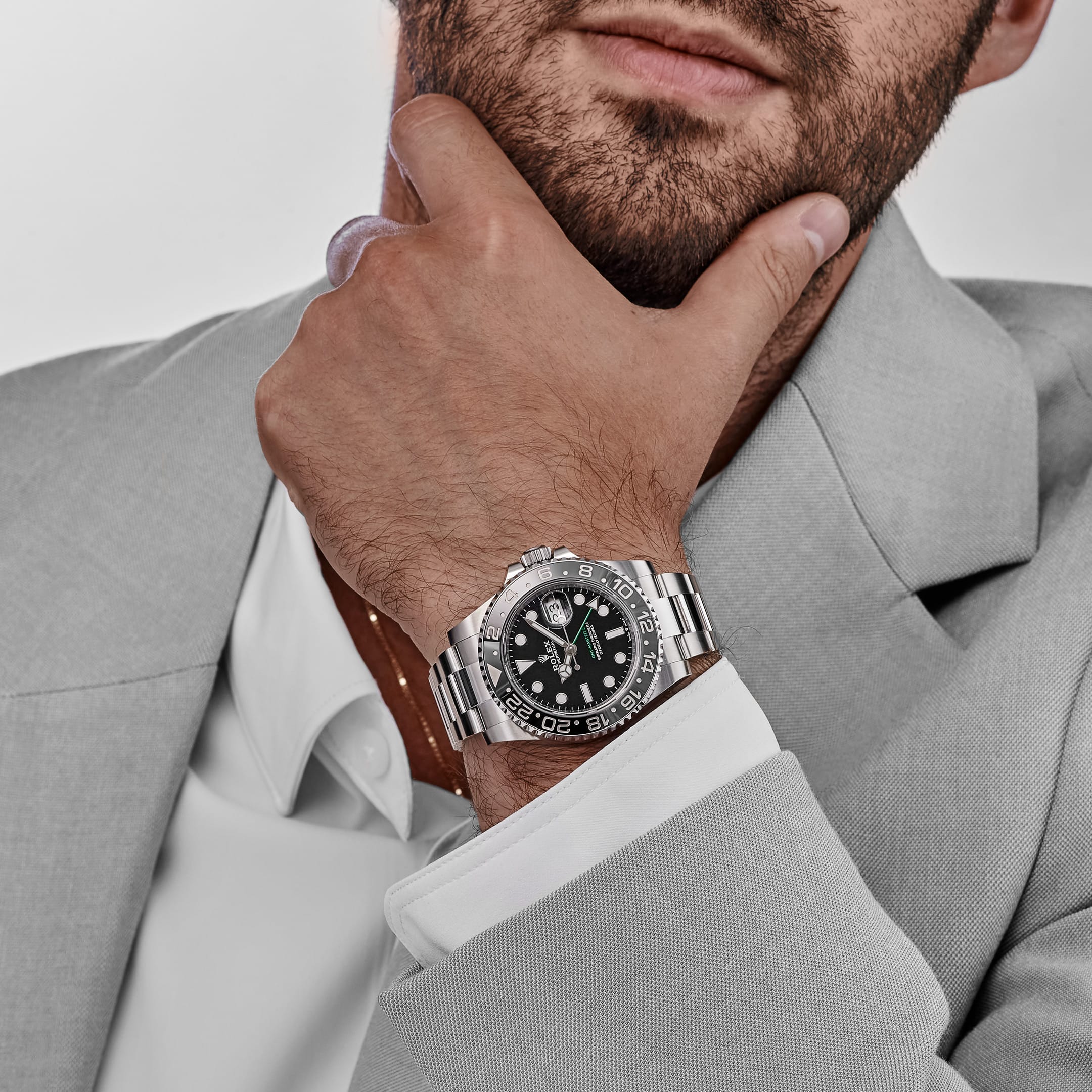 Rolex GMT-Master II 126710GRNR 'Bruce Wayne' Stainless Steel Black Dial Oyster (2024)