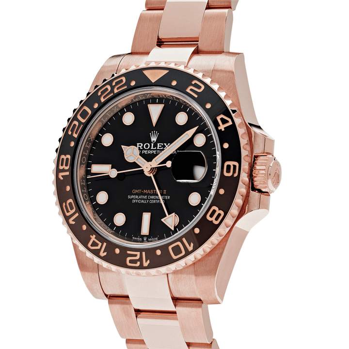 Rolex GMT-Master II 126715CHNR 'Root Beer' Rose Gold Black Dial (2024)