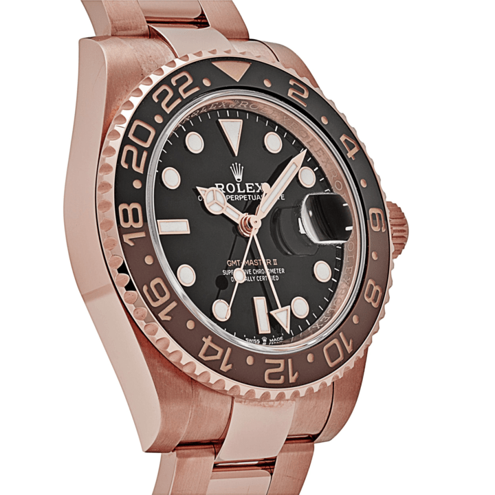 Rolex GMT-Master II 126715CHNR 'Root Beer' Rose Gold Black Dial (2024)