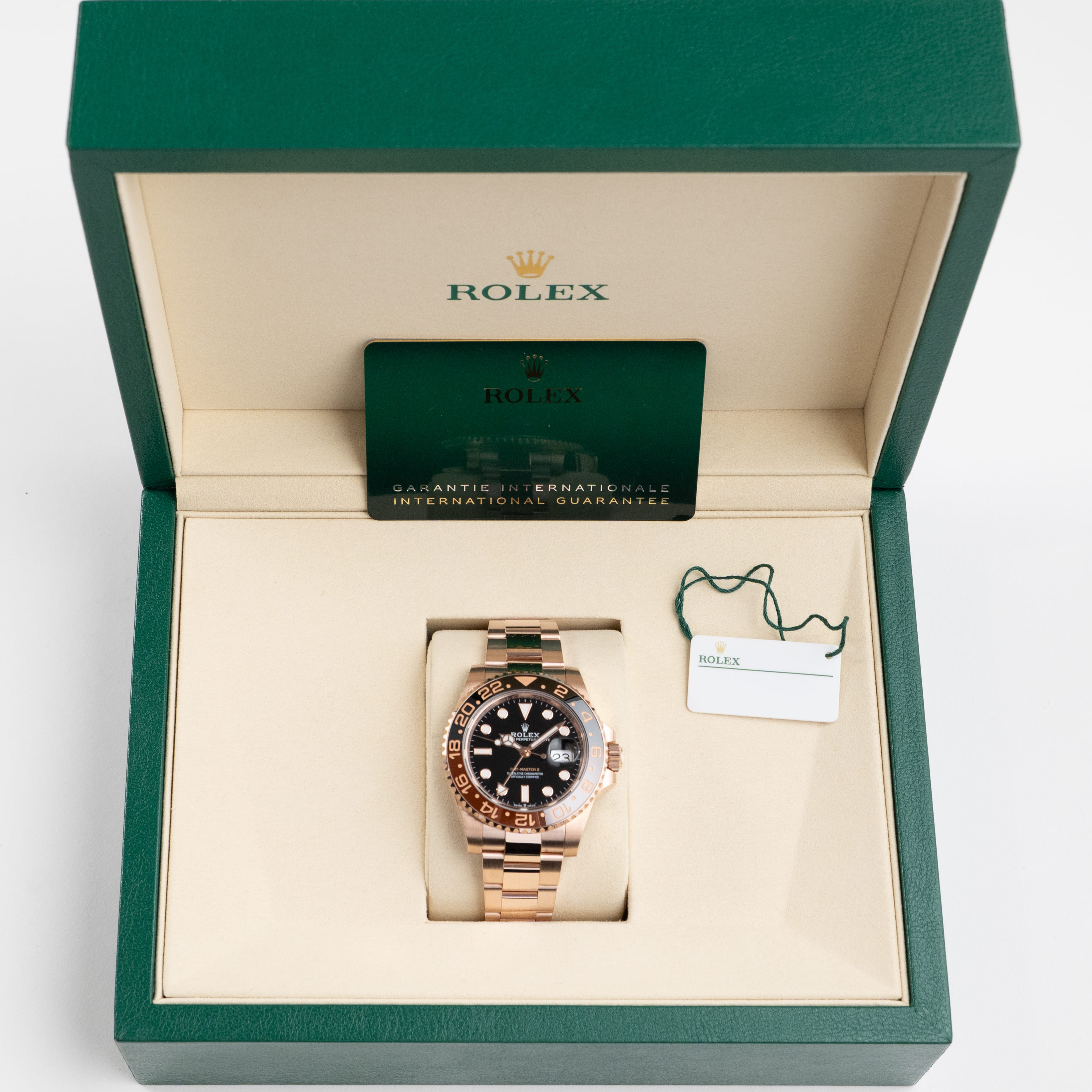 Rolex GMT-Master II 126715CHNR 'Root Beer' Rose Gold Black Dial (2025)