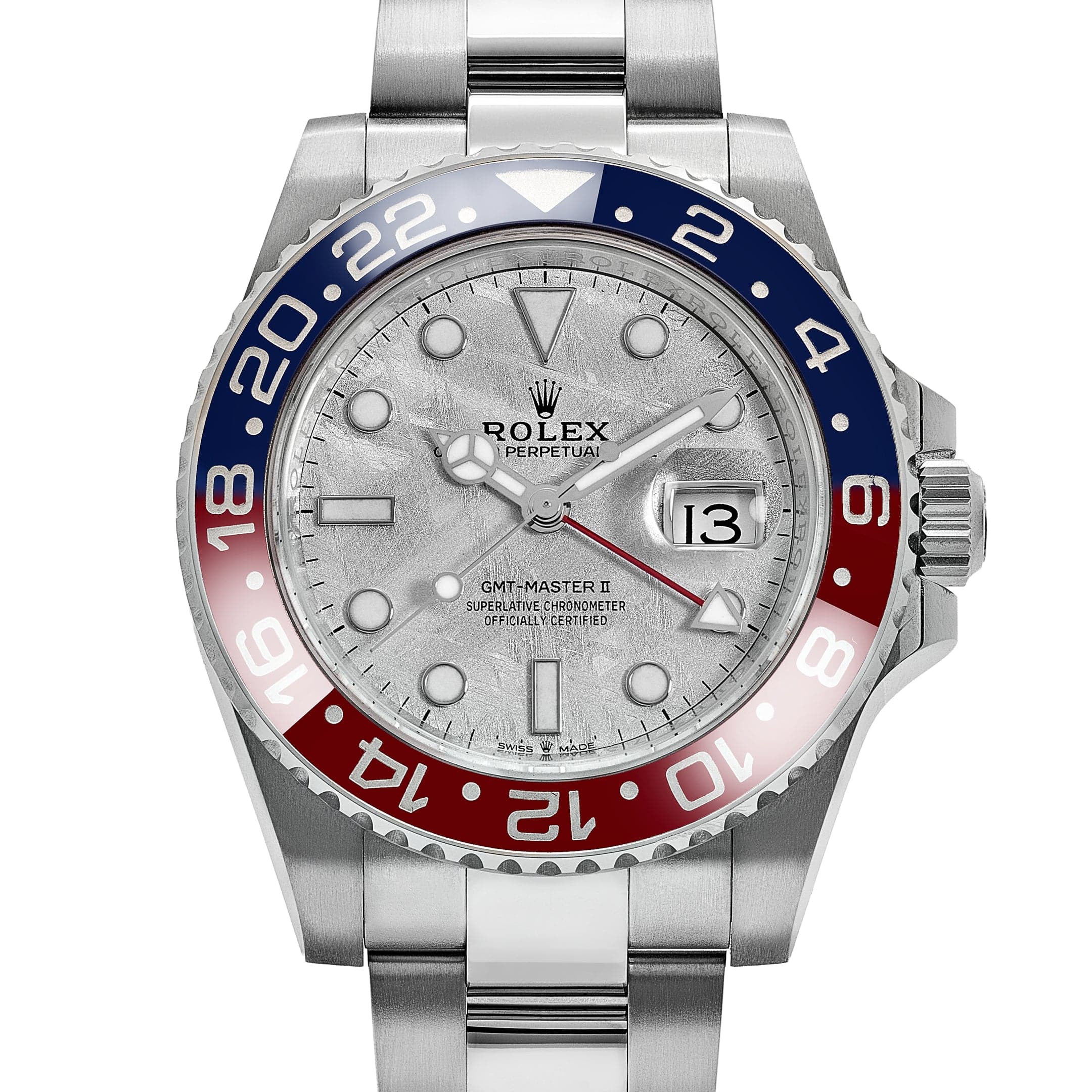 Rolex GMT-Master II 126719BLRO 'Pepsi' White Gold Meteorite Dial (2025)