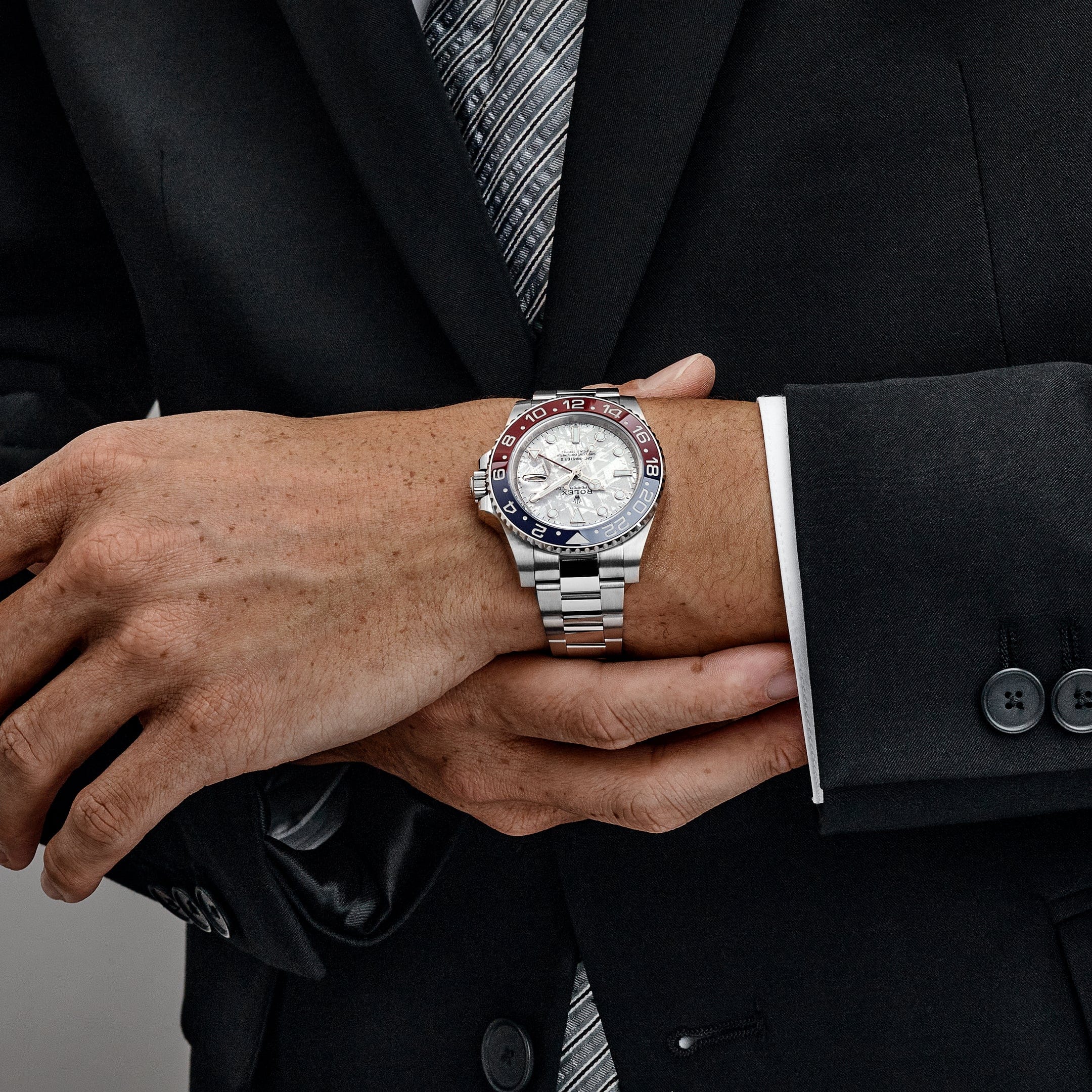 Rolex GMT-Master II 126719BLRO 'Pepsi' White Gold Meteorite Dial (2025)
