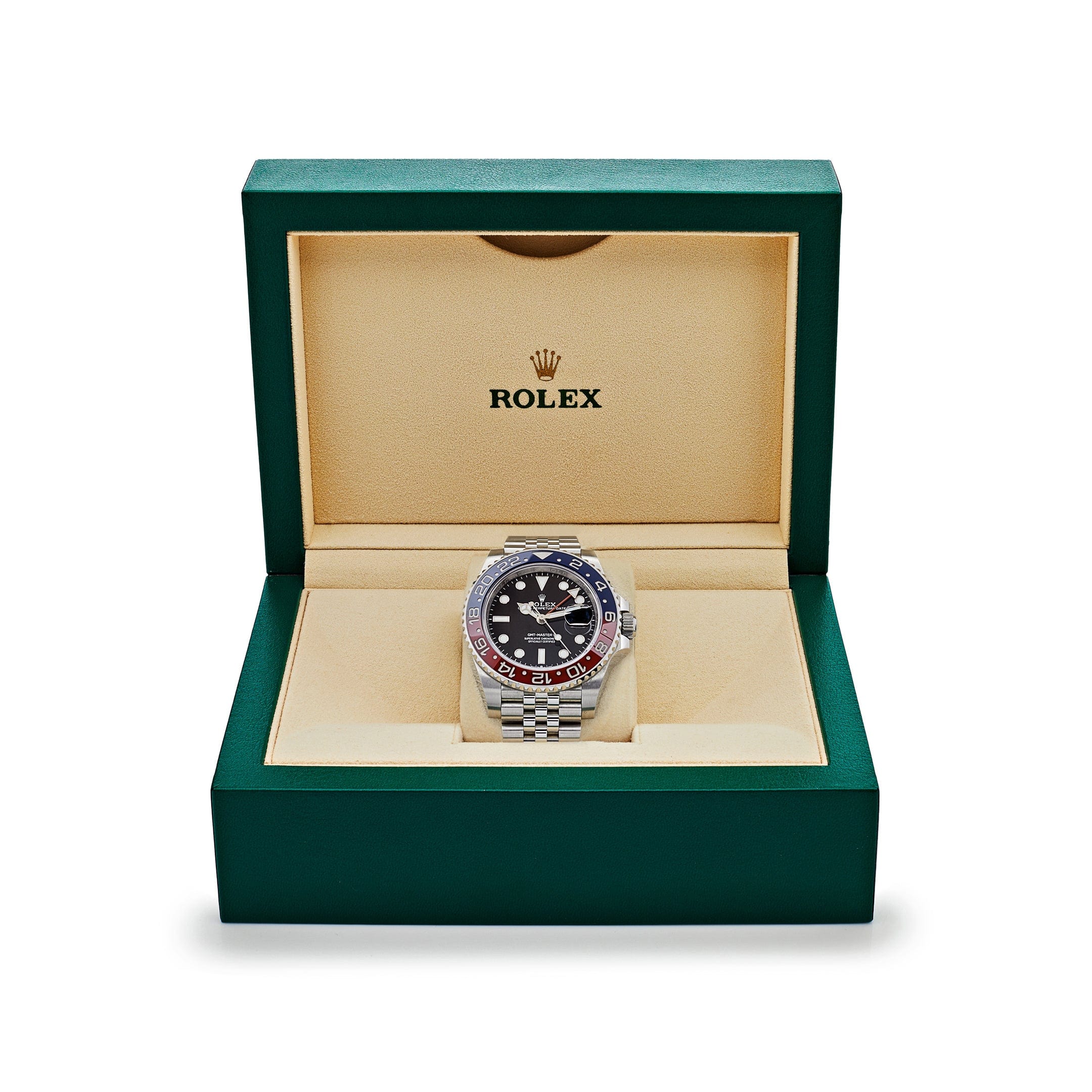 Rolex GMT-Master II Pepsi Stainless Steel Jubilee 126710BLRO (2018)