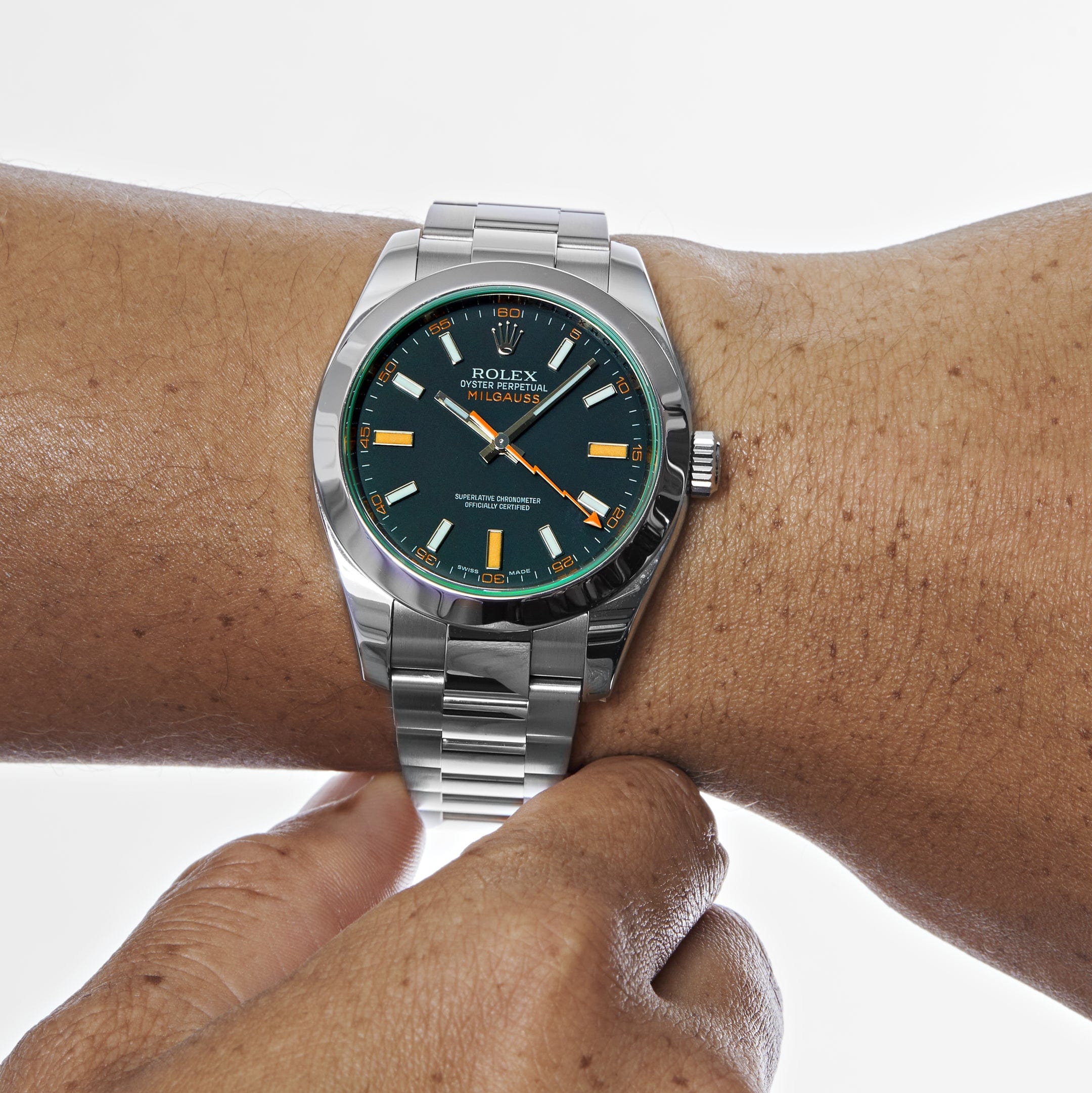 Rolex Milgauss 116400GV Stainless Steel Black Dial (2008)