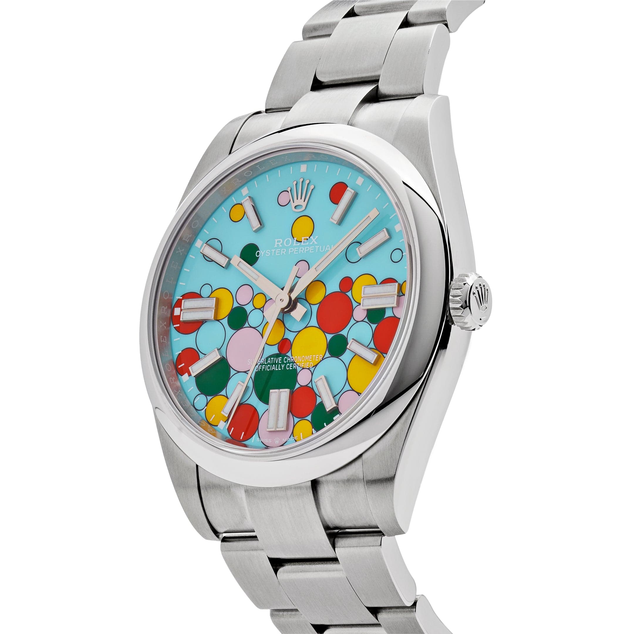 Rolex Oyster Perpetual 124300 'Celebration Motif' Dial (2023)