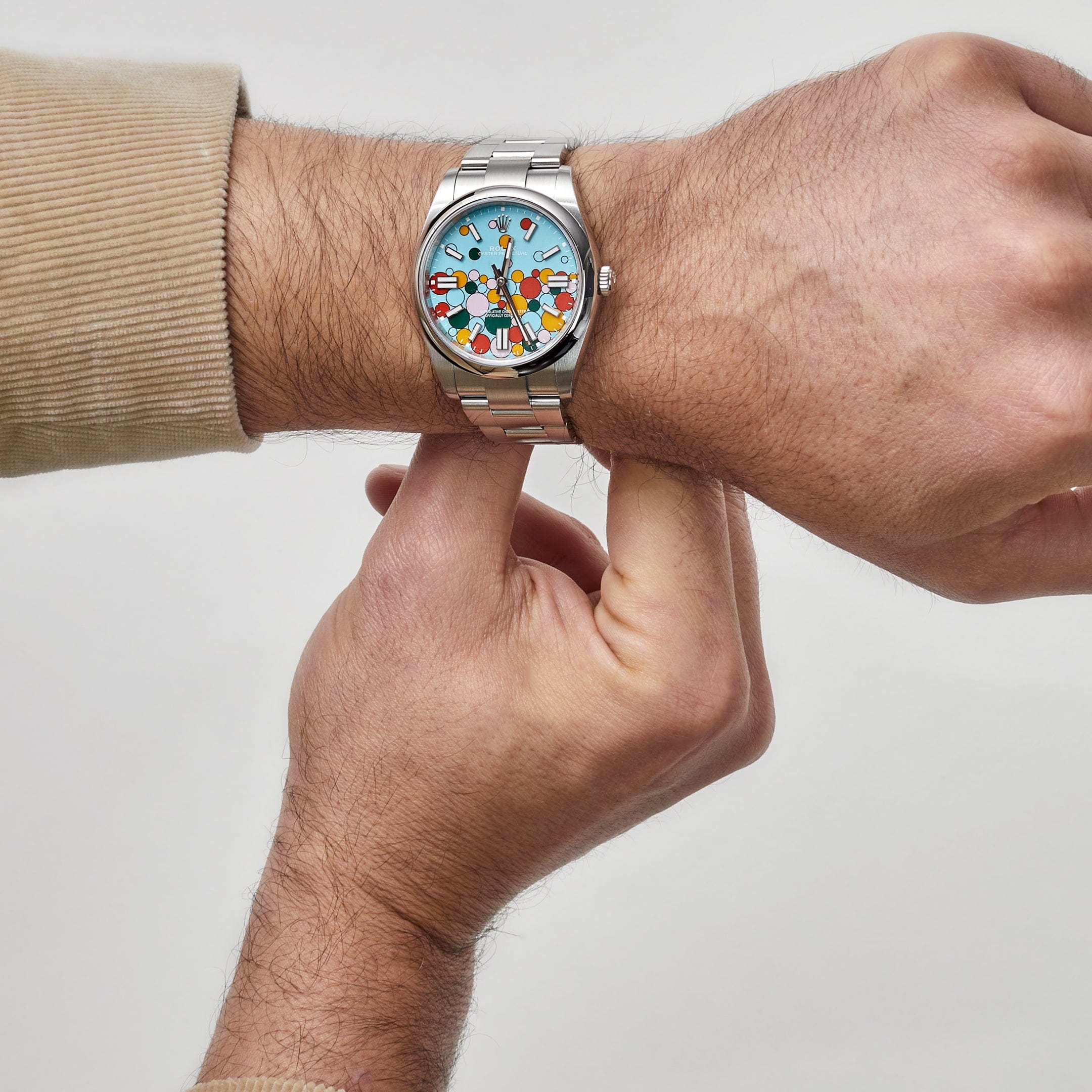 Rolex Oyster Perpetual 126000 'Celebration Motif' Dial 36mm (2023)