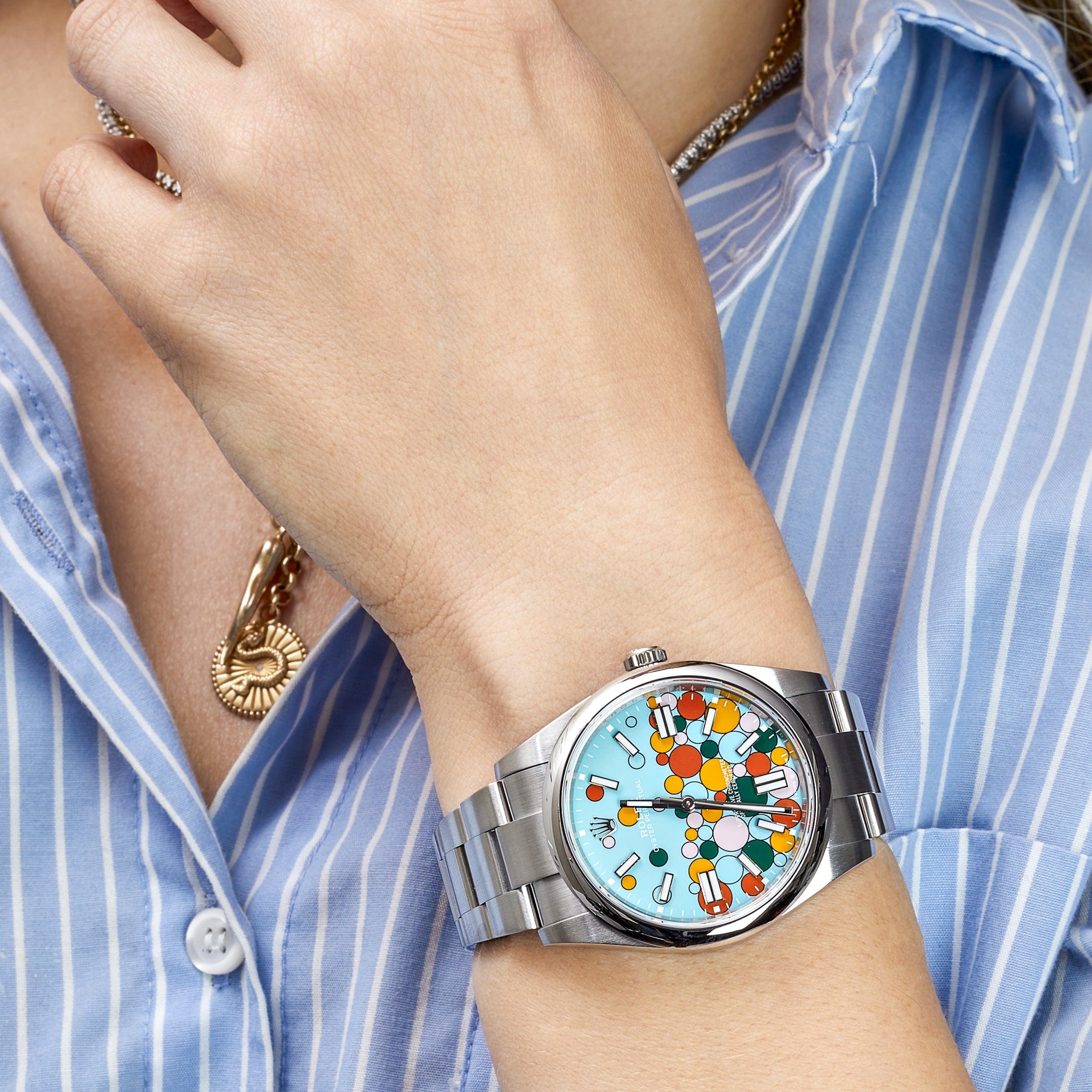 Rolex Oyster Perpetual 126000 'Celebration Motif' Dial 36mm (2023)