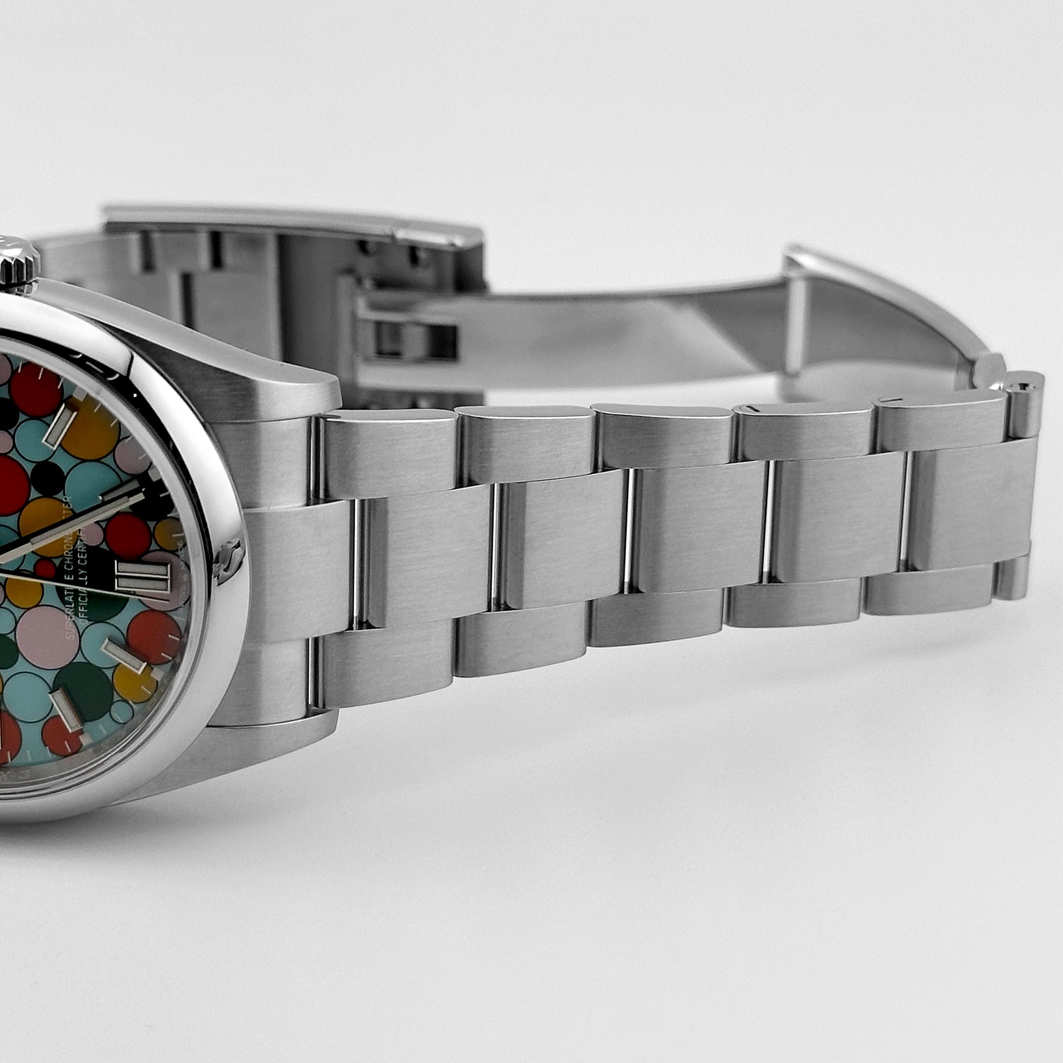 Rolex Oyster Perpetual 126000 Stainless Steel 'Celebration Motif' Dial (2024)