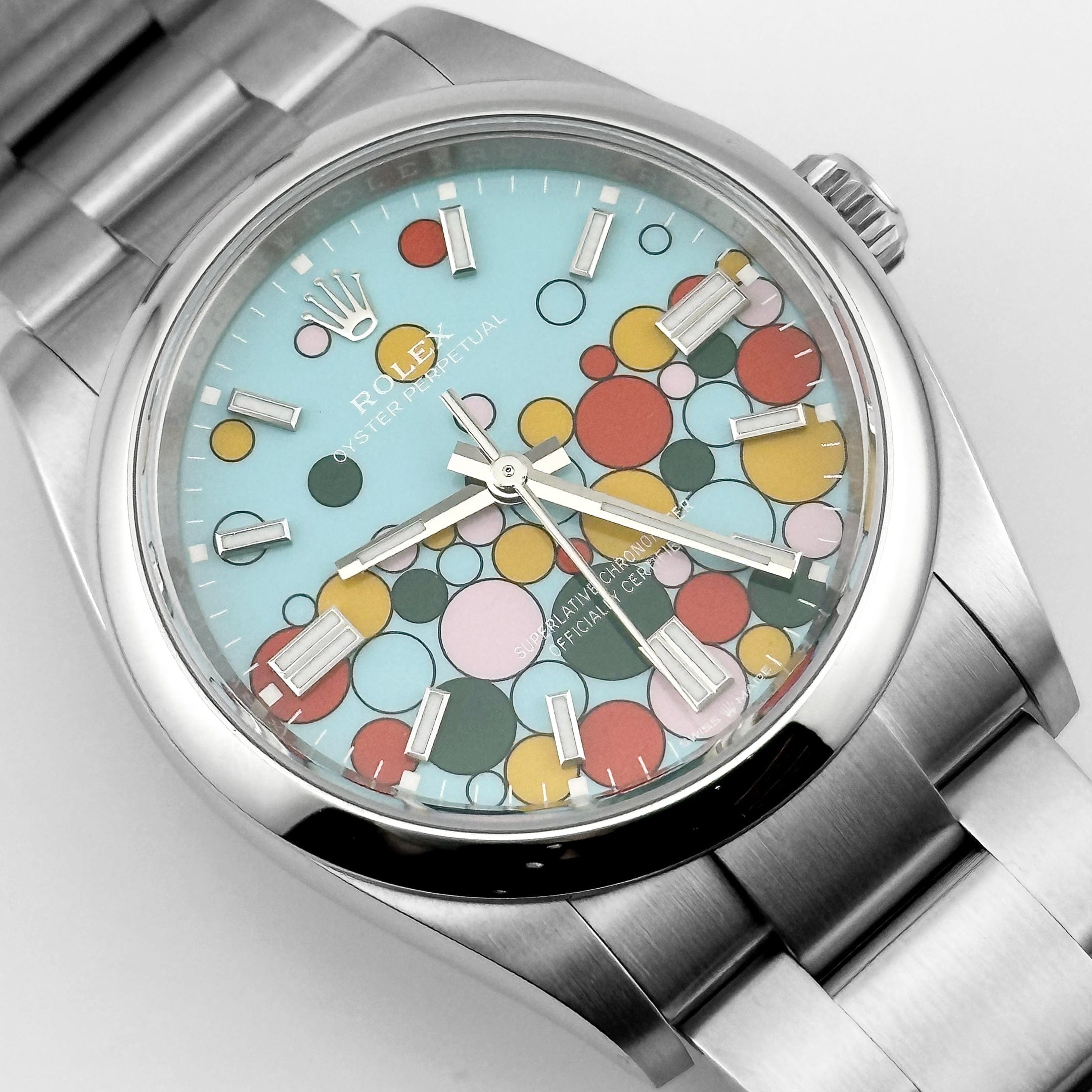 Rolex Oyster Perpetual 126000 Stainless Steel 'Celebration Motif' Dial (2024)