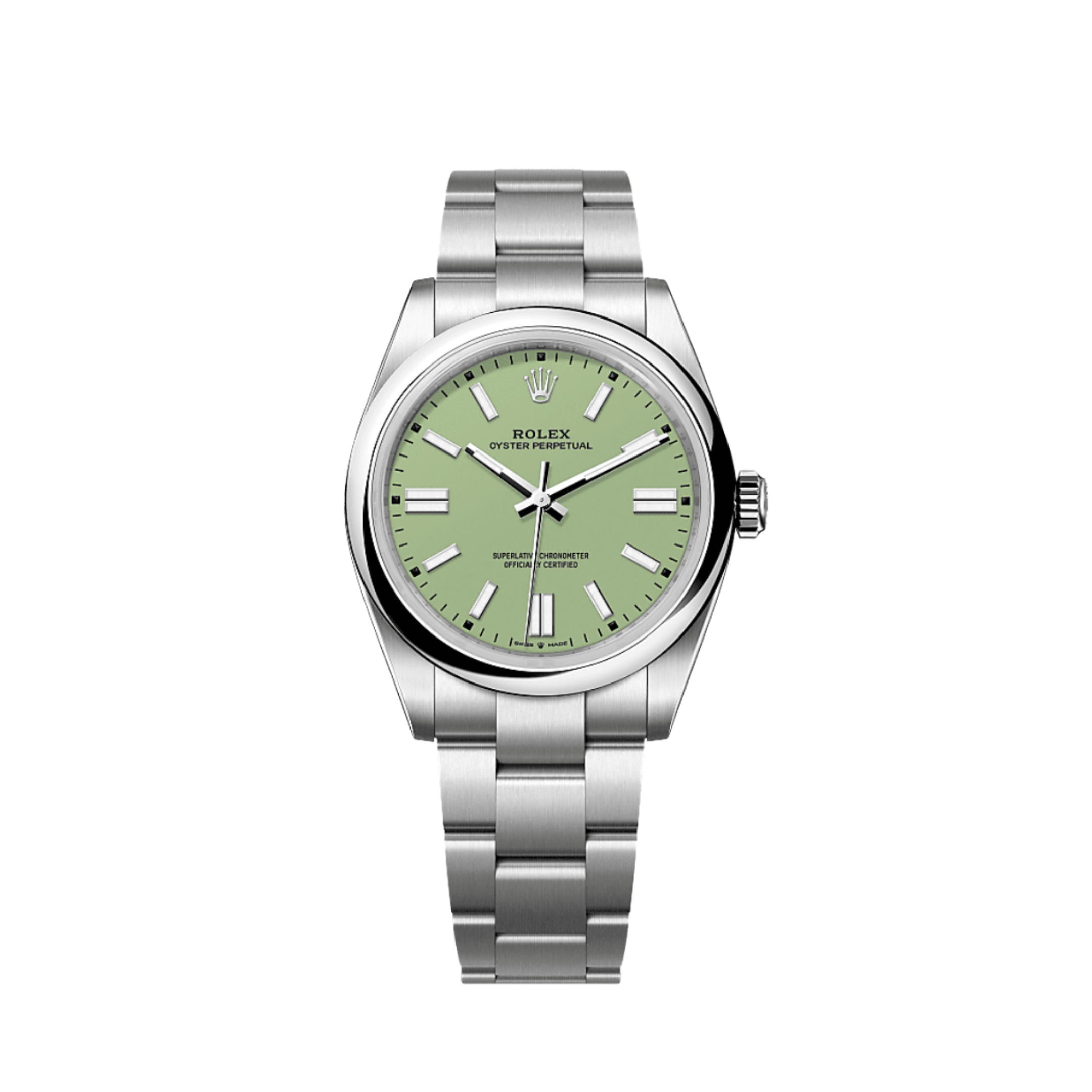 Rolex Oyster Perpetual 134300 Stainless Steel Pistachio Dial (2025)