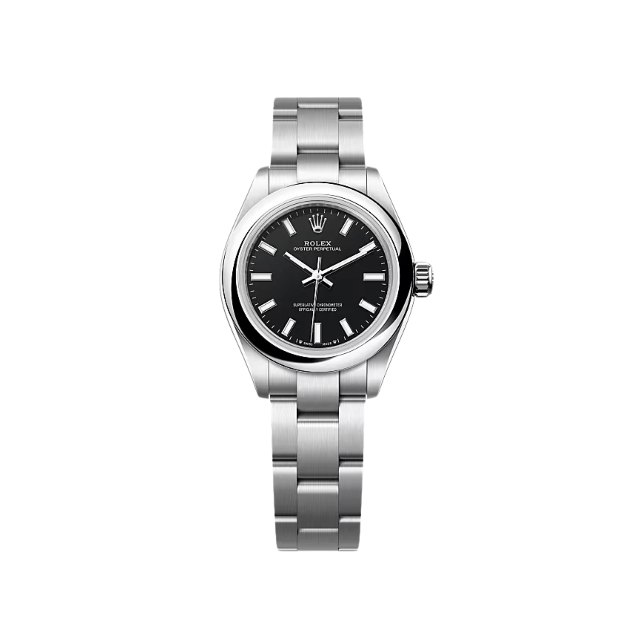 Rolex Oyster Perpetual 276200 'Ladies' Stainless Steel Black Dial (2025)