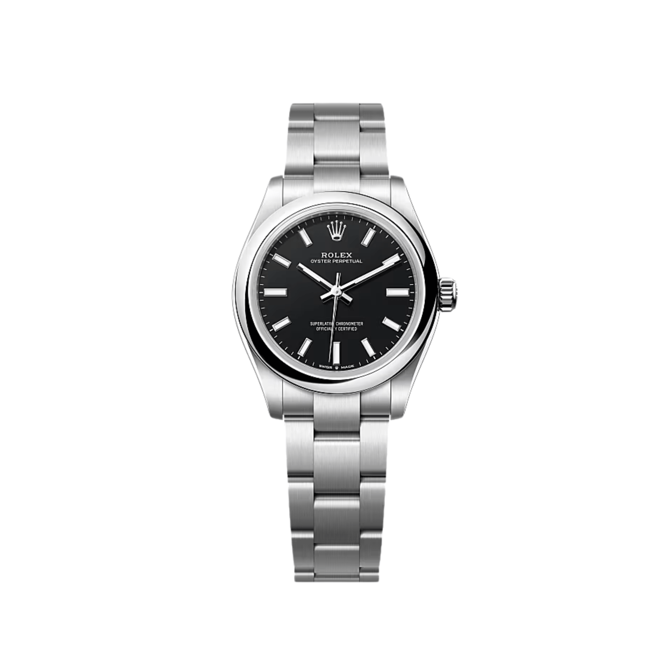 Rolex Oyster Perpetual 277200 'Ladies' Stainless Steel Black Dial (2025)