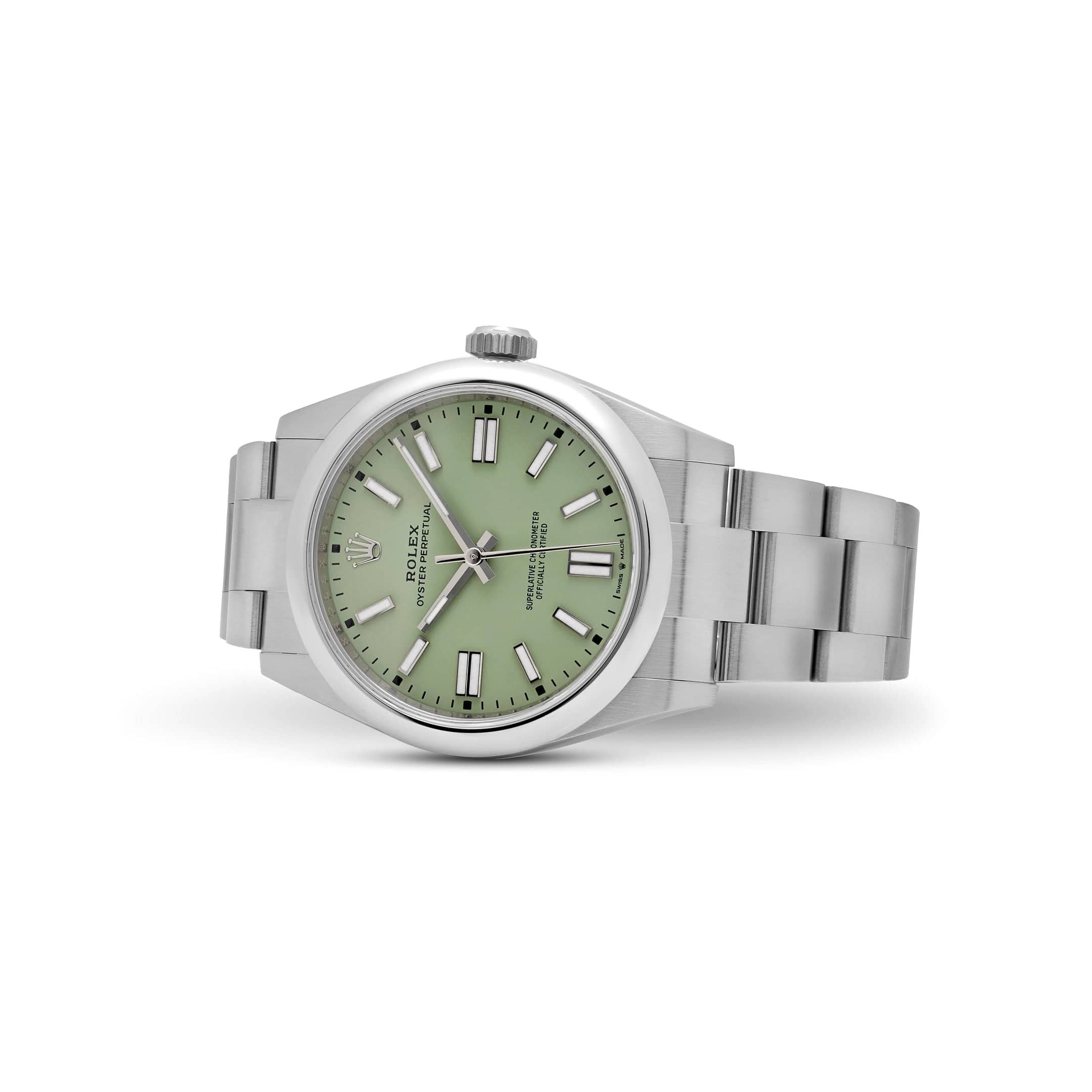 Rolex Oyster Perpetual 36 126000 Stainless Steel Pistachio Dial (2025)