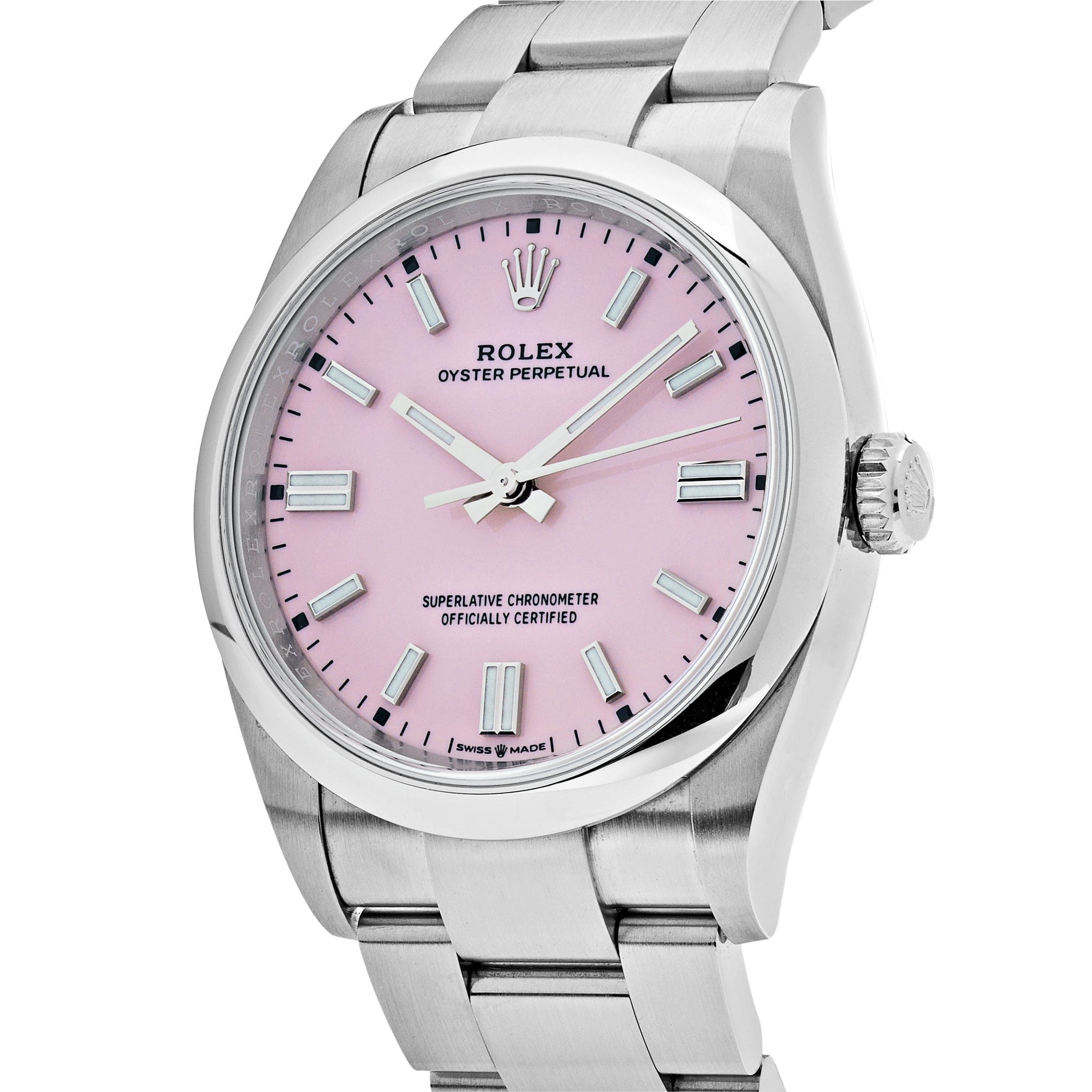 Rolex Oyster Perpetual 36mm Candy Pink Dial 126000 Wrist Aficionado