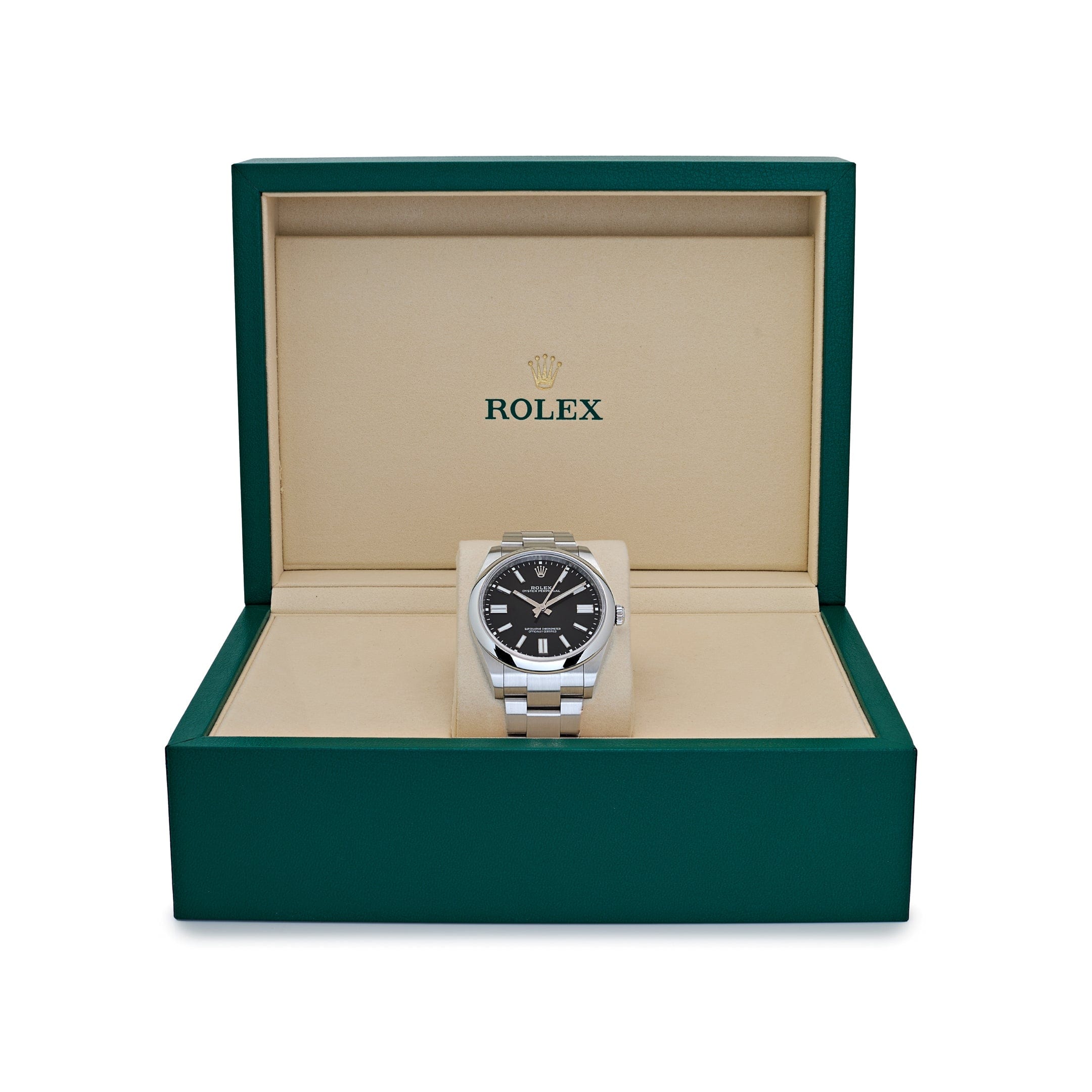 Rolex Oyster Perpetual 41 124300 Stainless Steel Black Dial