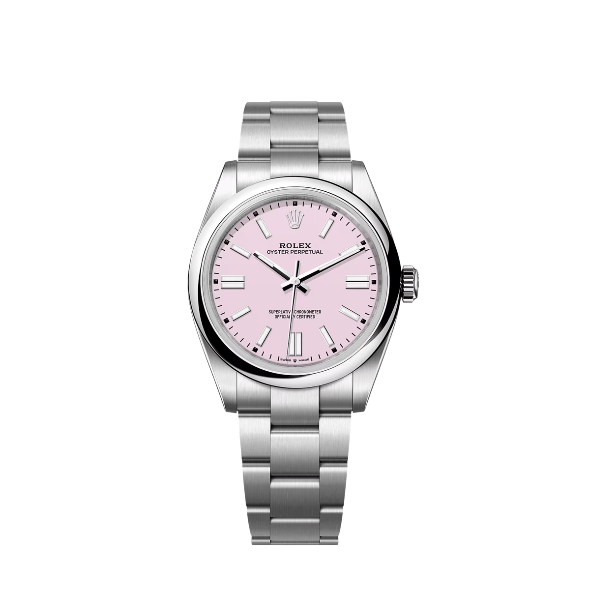 Rolex Oyster Perpetual 41 134300 Stainless Steel Dial Pink Dial (2026)