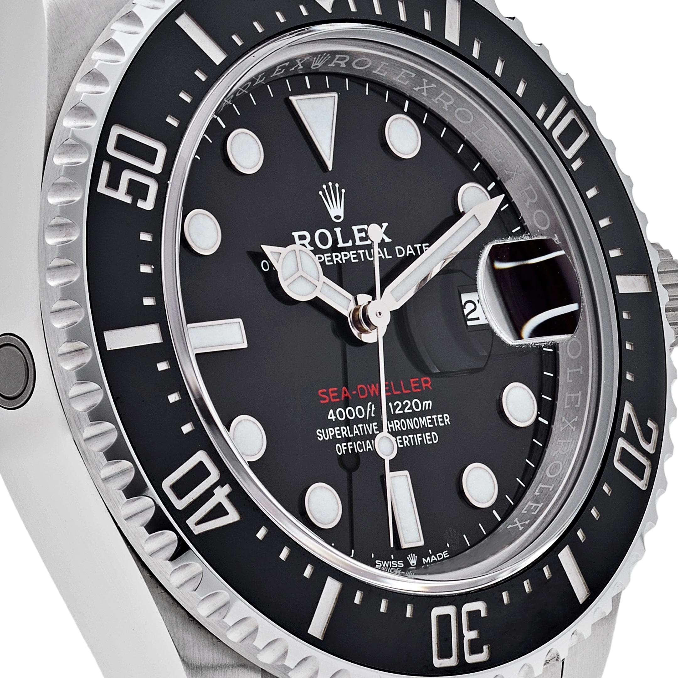 Luxury Watch Rolex Sea Dweller 126600 43mm Stainless Steel Black Dial Wrist Aficionado