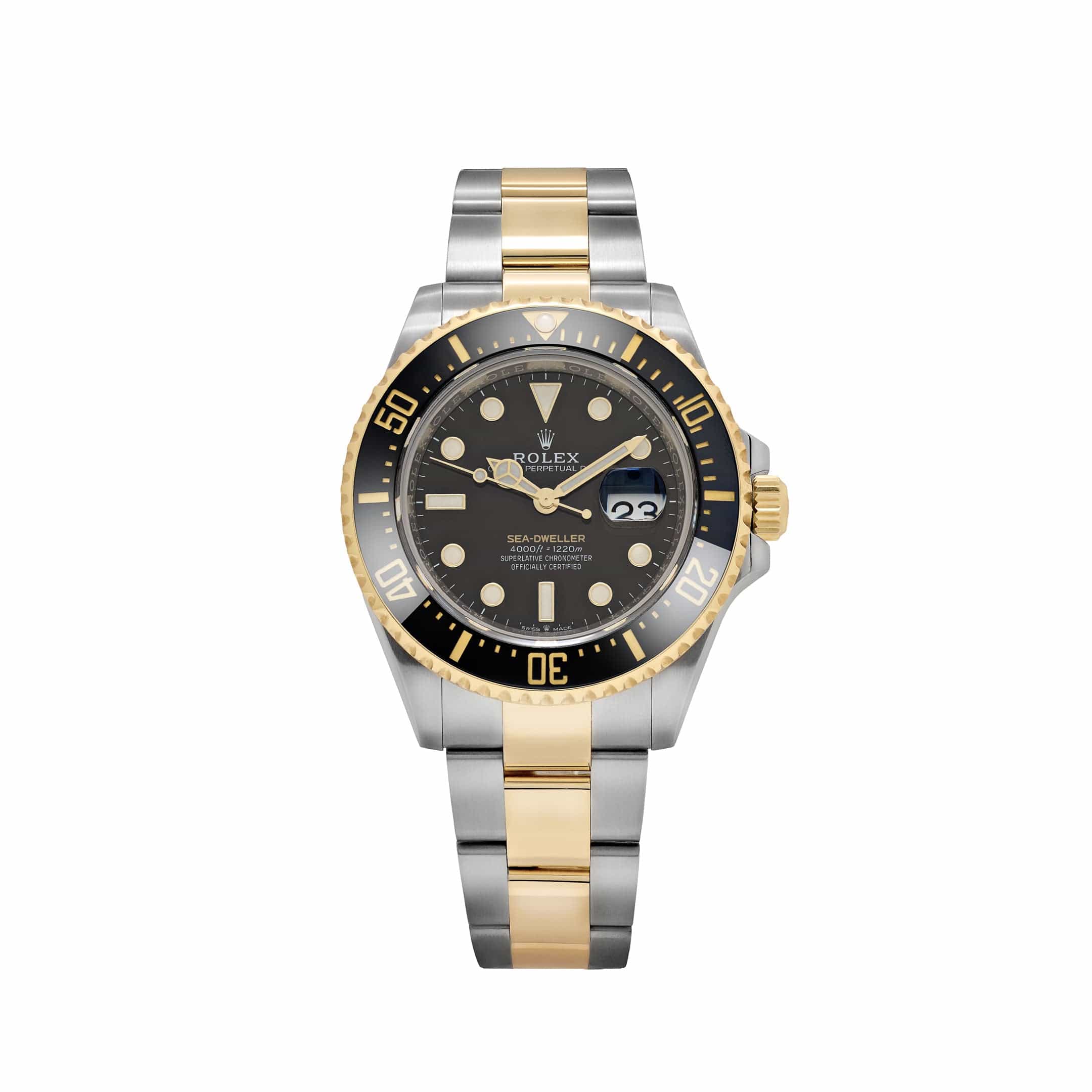 Rolex Sea-Dweller 126603 Stainless Steel Yellow Gold Black Dial (2025)