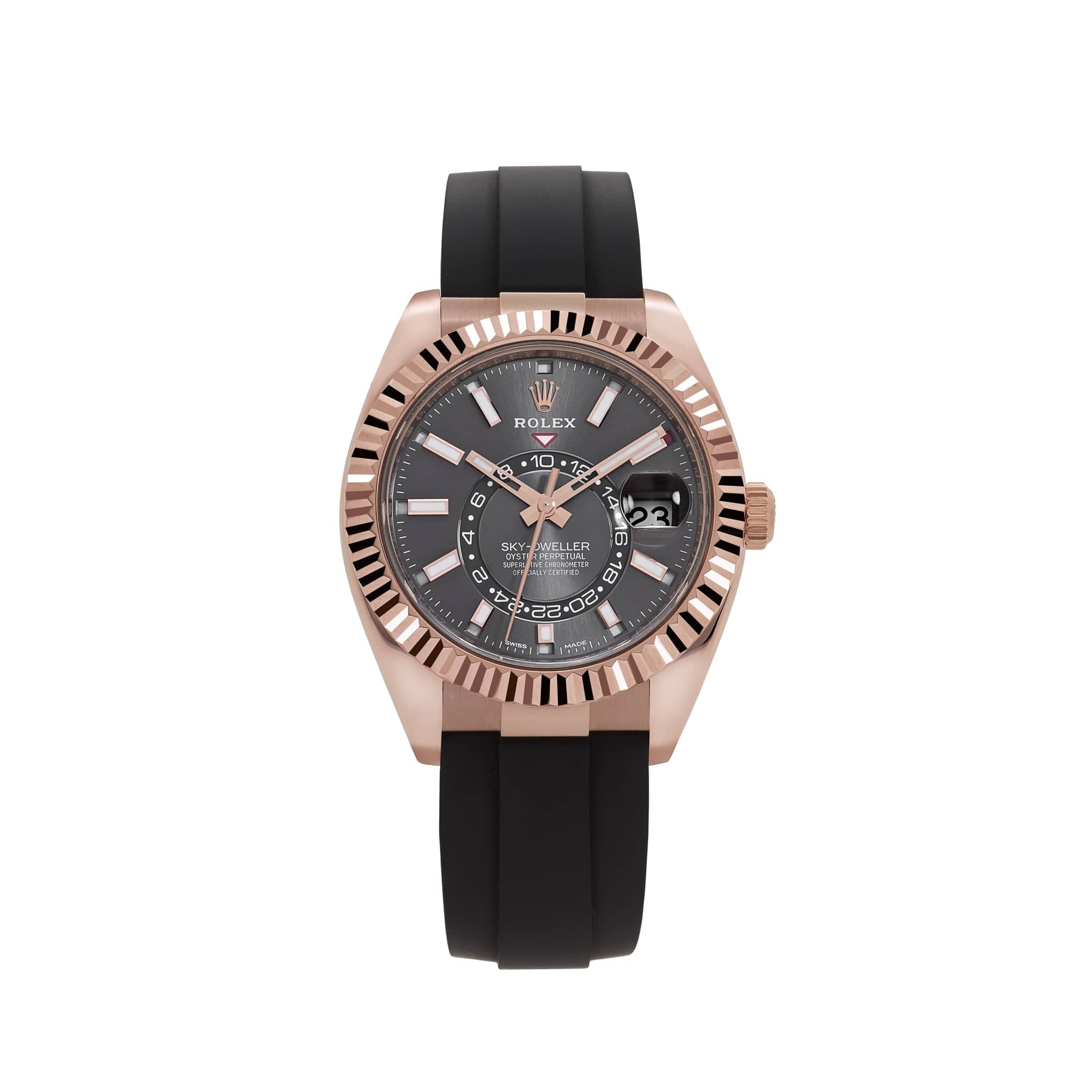 Rolex Sky-Dweller 326235 Rose Gold Rhodium Dial (2023)
