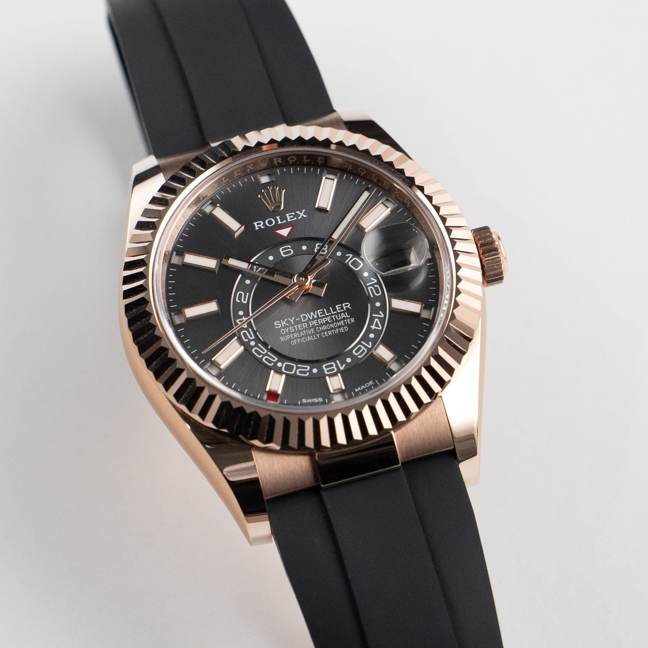 Rolex Sky-Dweller 326235 Rose Gold Rhodium Dial (2023)