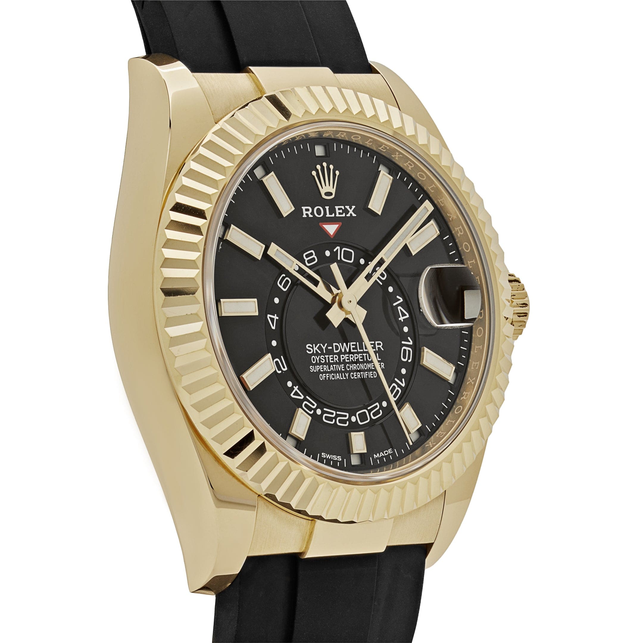 Rolex Sky-Dweller 326238 Yellow Gold Bright Black Dial (2021)