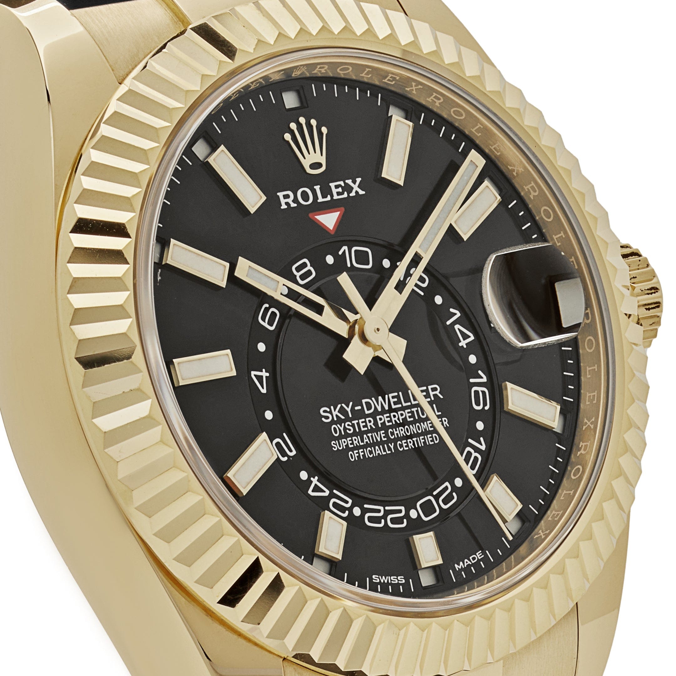 Rolex Sky-Dweller 326238 Yellow Gold Bright Black Dial (2021)