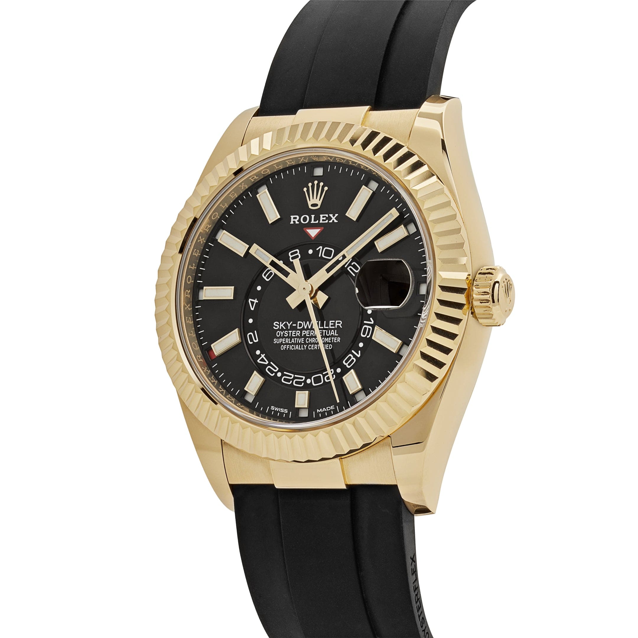 Rolex Sky-Dweller 326238 Yellow Gold Bright Black Dial (2021)