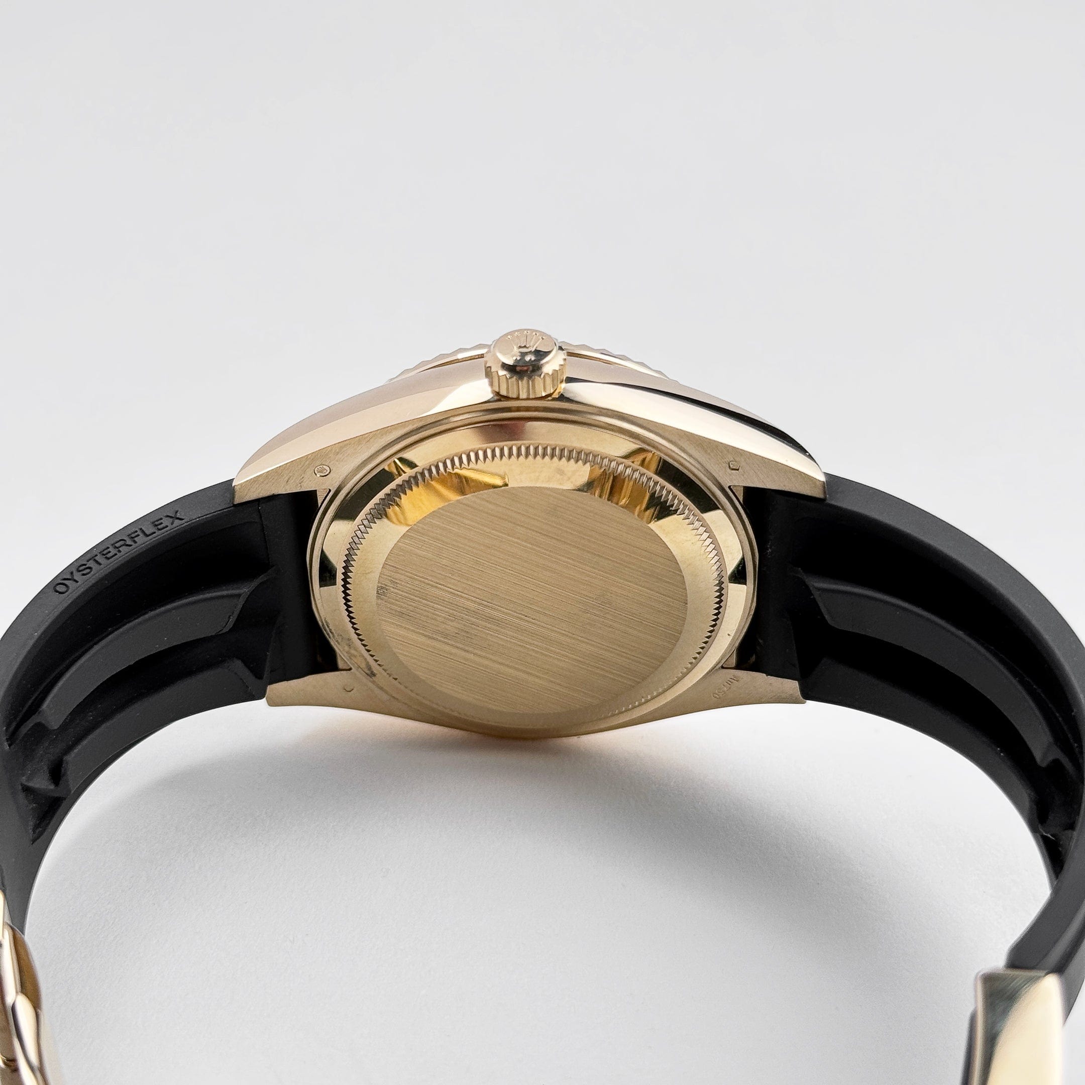 Rolex Sky-Dweller 326238 Yellow Gold Champagne Dial Rubber Strap (2022)