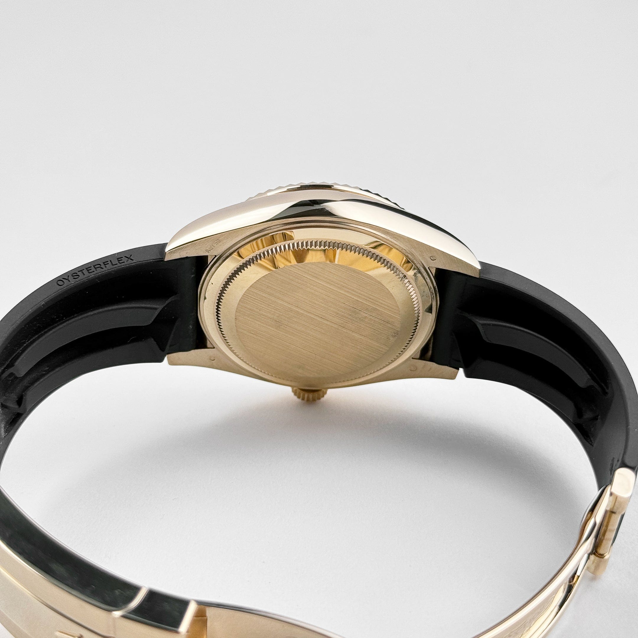 Rolex Sky-Dweller 326238 Yellow Gold Champagne Dial Rubber Strap (2022)