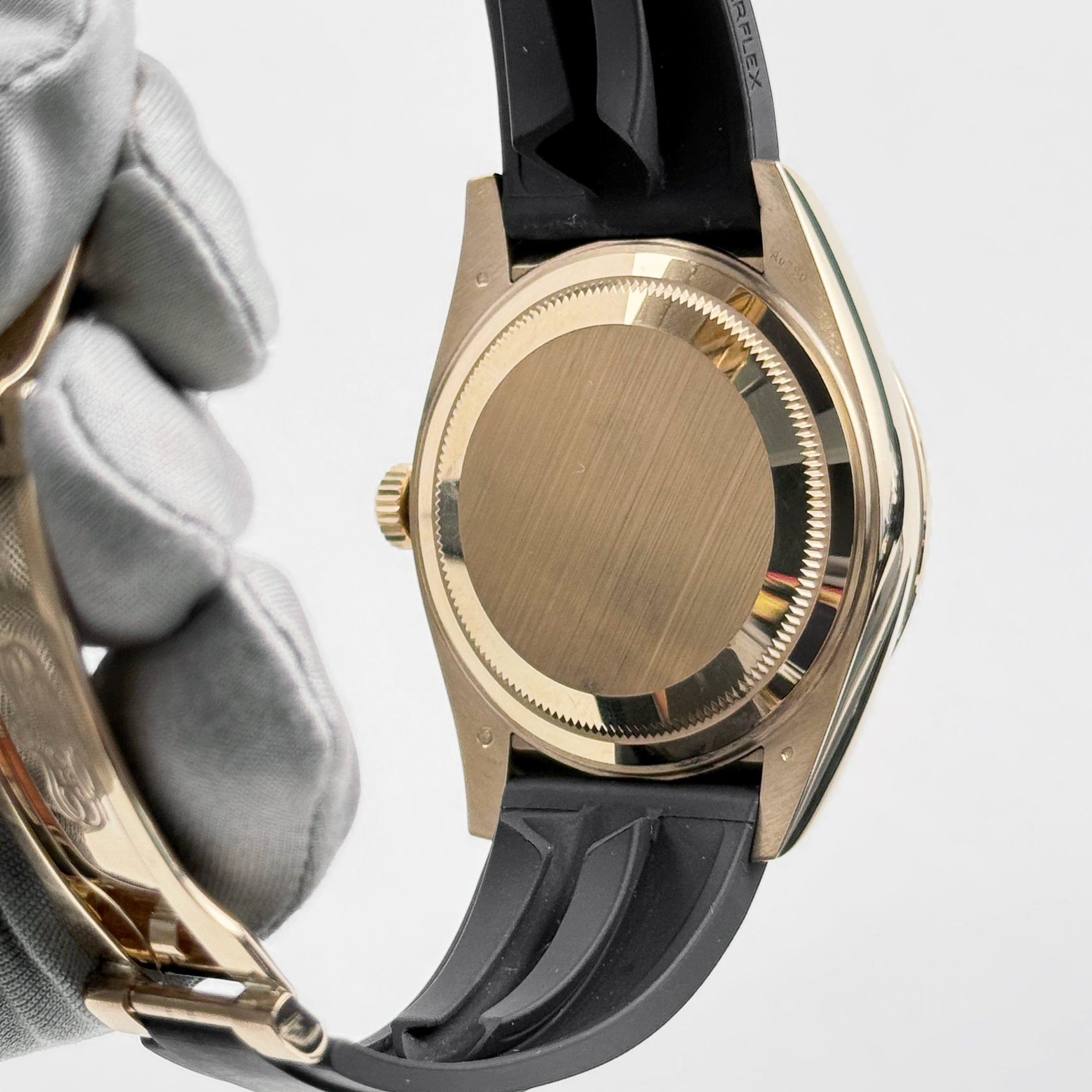 Rolex Sky-Dweller 326238 Yellow Gold Champagne Dial Rubber Strap (2022)