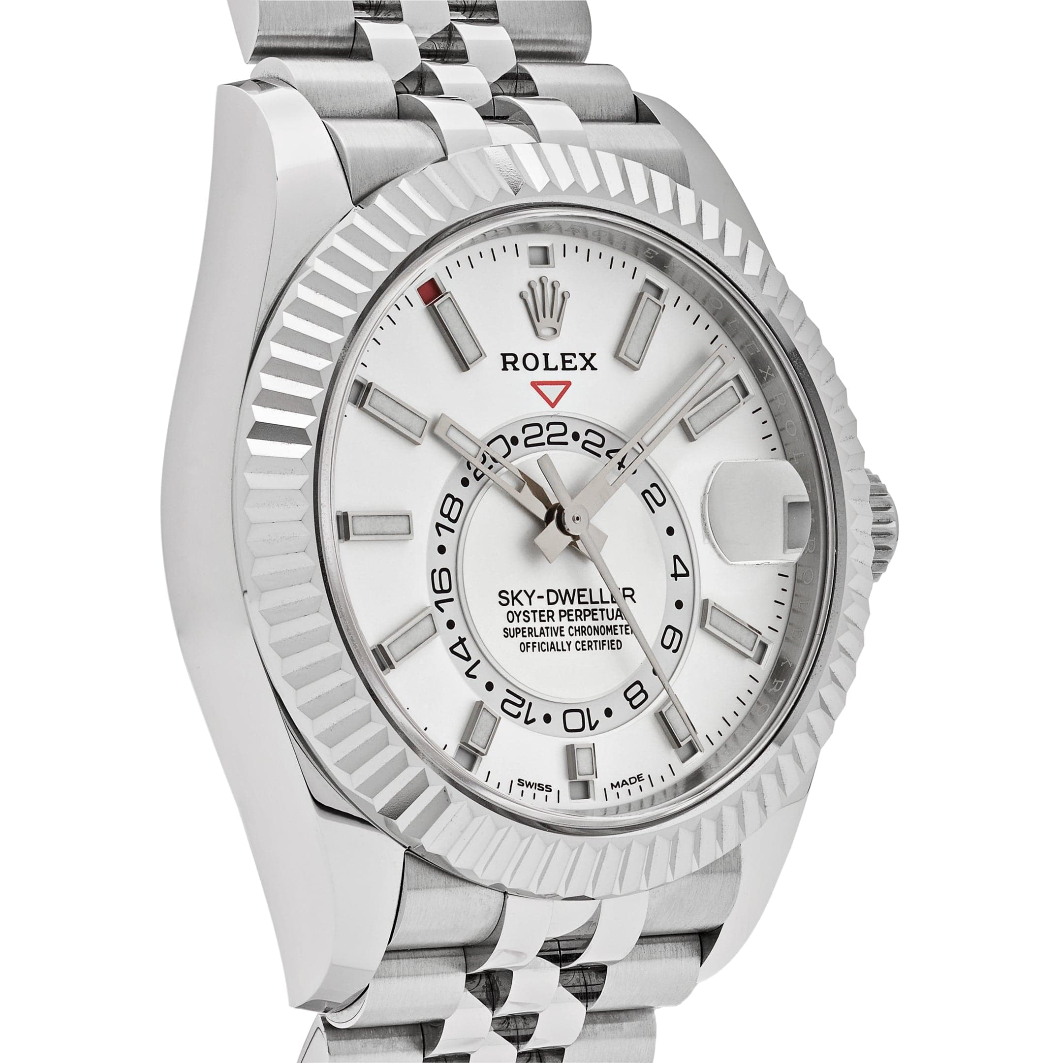 Rolex Sky-Dweller 42mm Stainless Steel White Dial Jubilee 326934 (2022)
