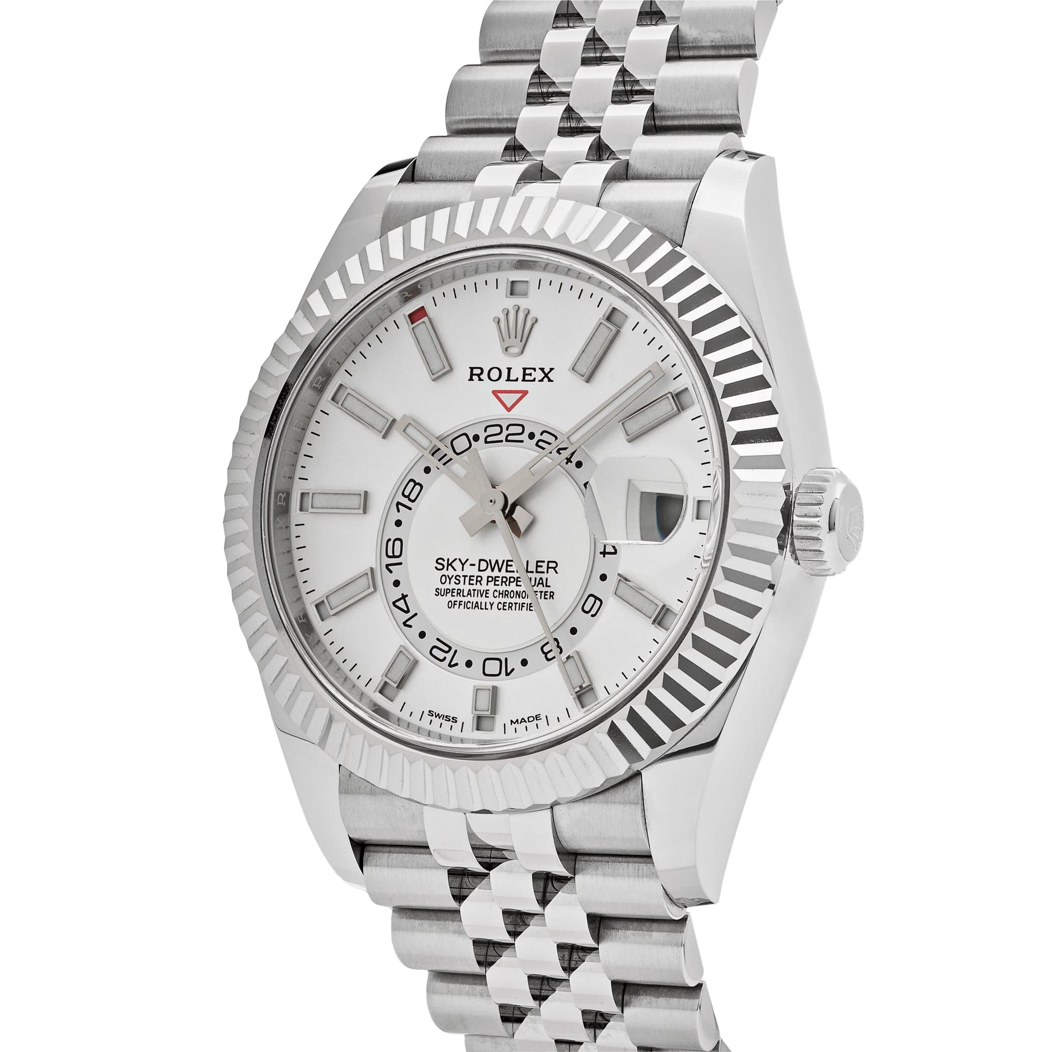Rolex Sky-Dweller 42mm Stainless Steel White Dial Jubilee 326934 (2022)