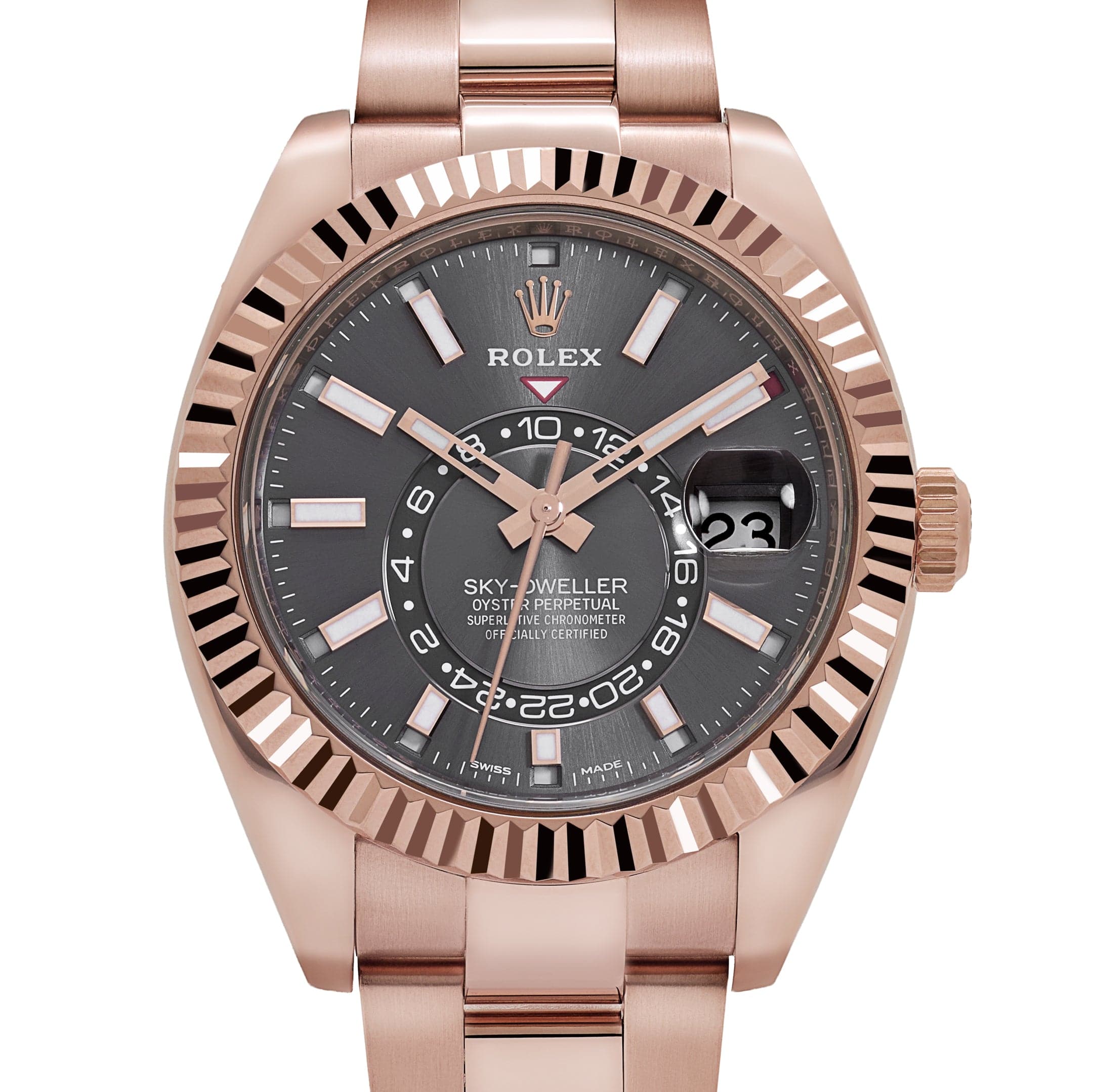 Rolex Sky-Dweller 326935 Rose Gold Rhodium Slate Grey Dial (2021)