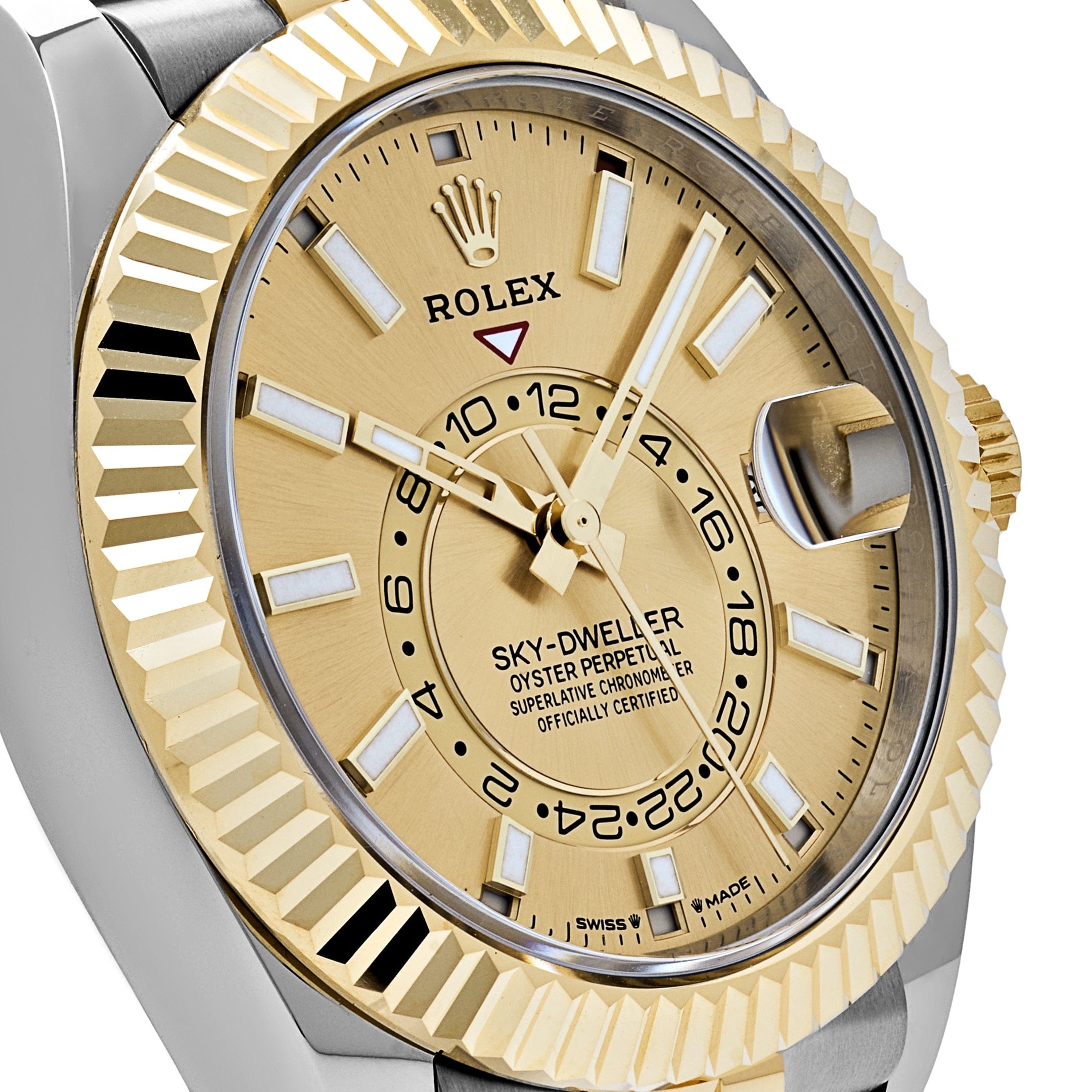 Rolex Sky-Dweller 336933 Stainless Steel Yellow Gold Jubilee Champagne Dial (2025)