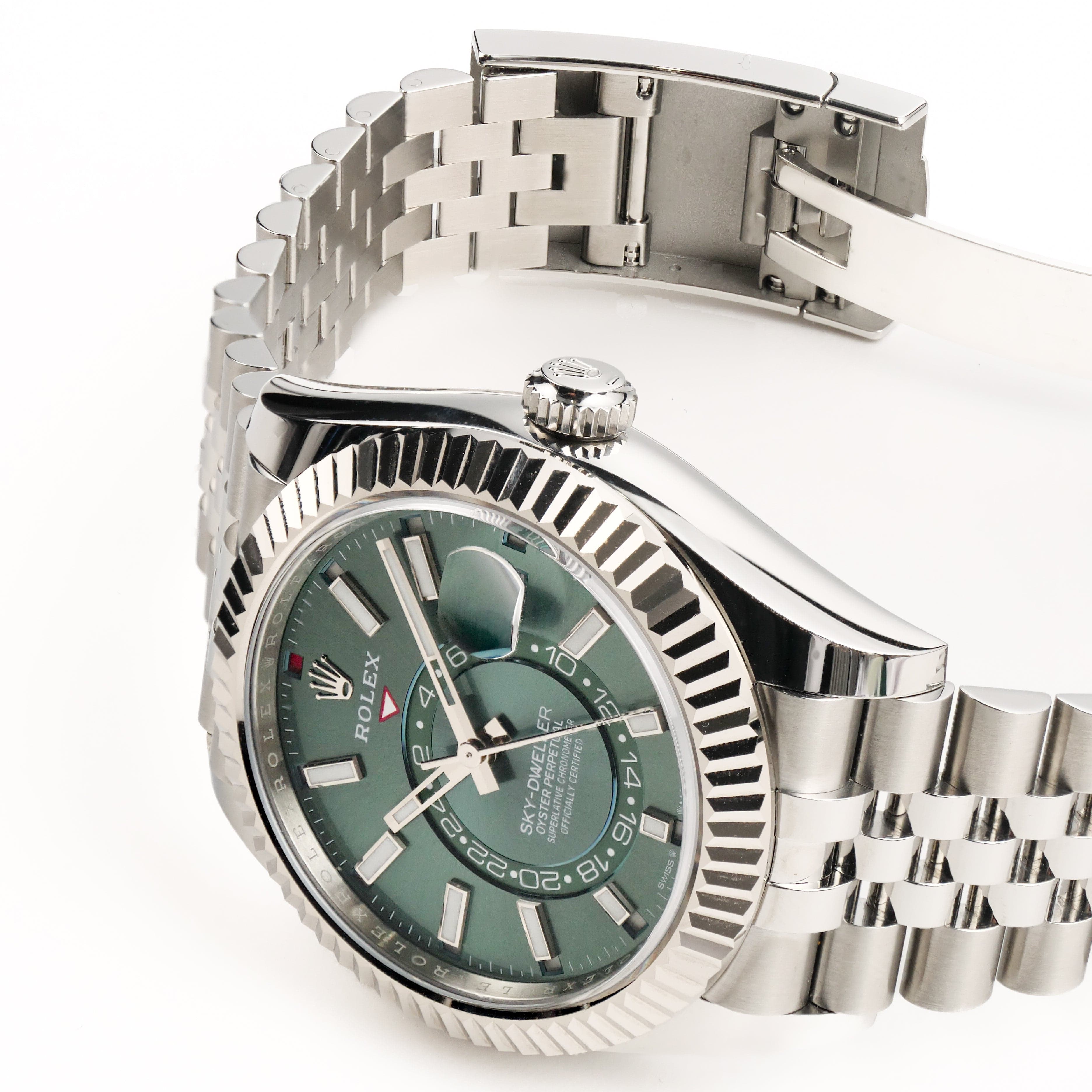 Rolex Sky-Dweller 336934 Stainless Steel Green Dial Jubilee (2024)