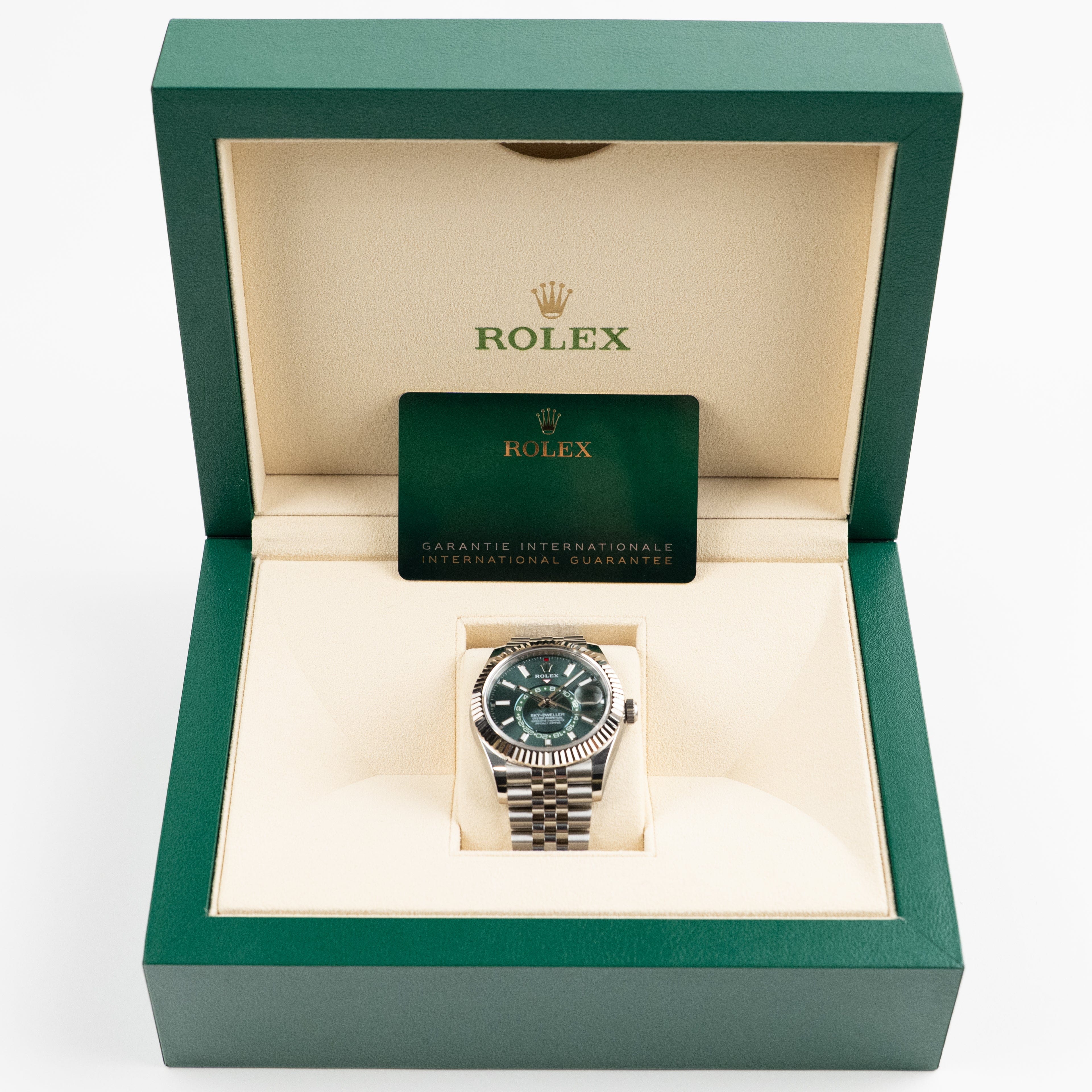 Rolex Sky-Dweller 336934 Stainless Steel Green Dial Jubilee (2024)
