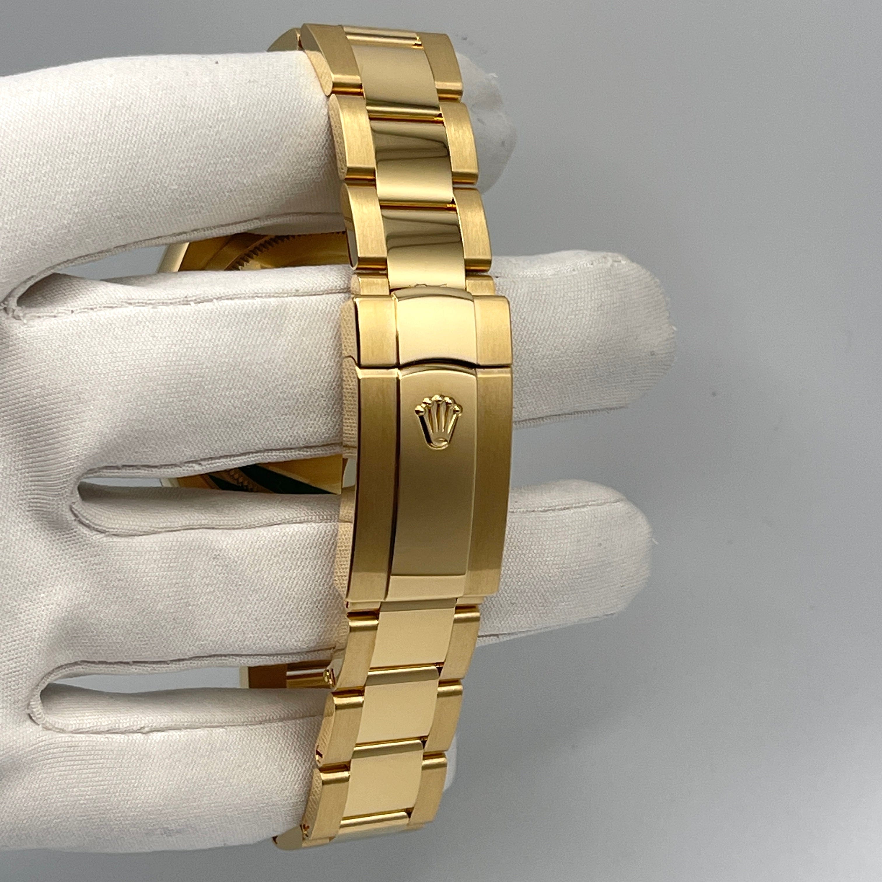 Luxury Watch Rolex Sky-Dweller Yellow Gold White Dial 326938 Wrist Aficionado