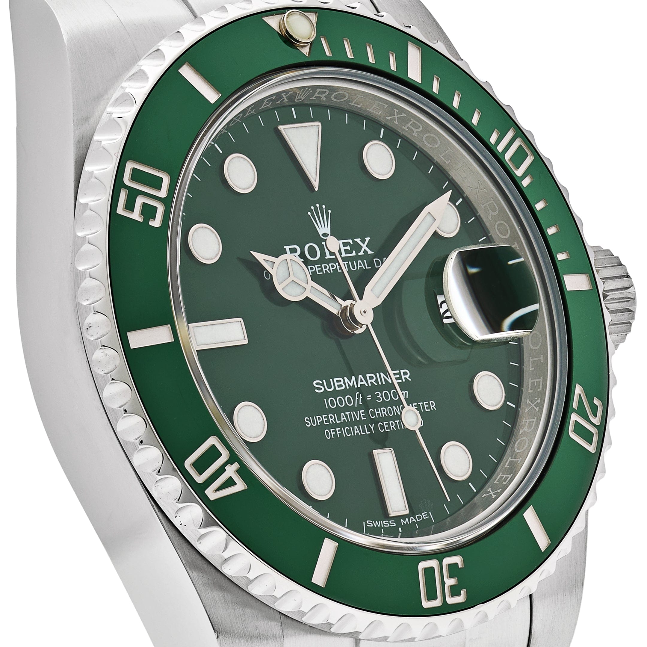 Rolex Submariner Date 116610LV 'Hulk' Stainless Steel Green Dial