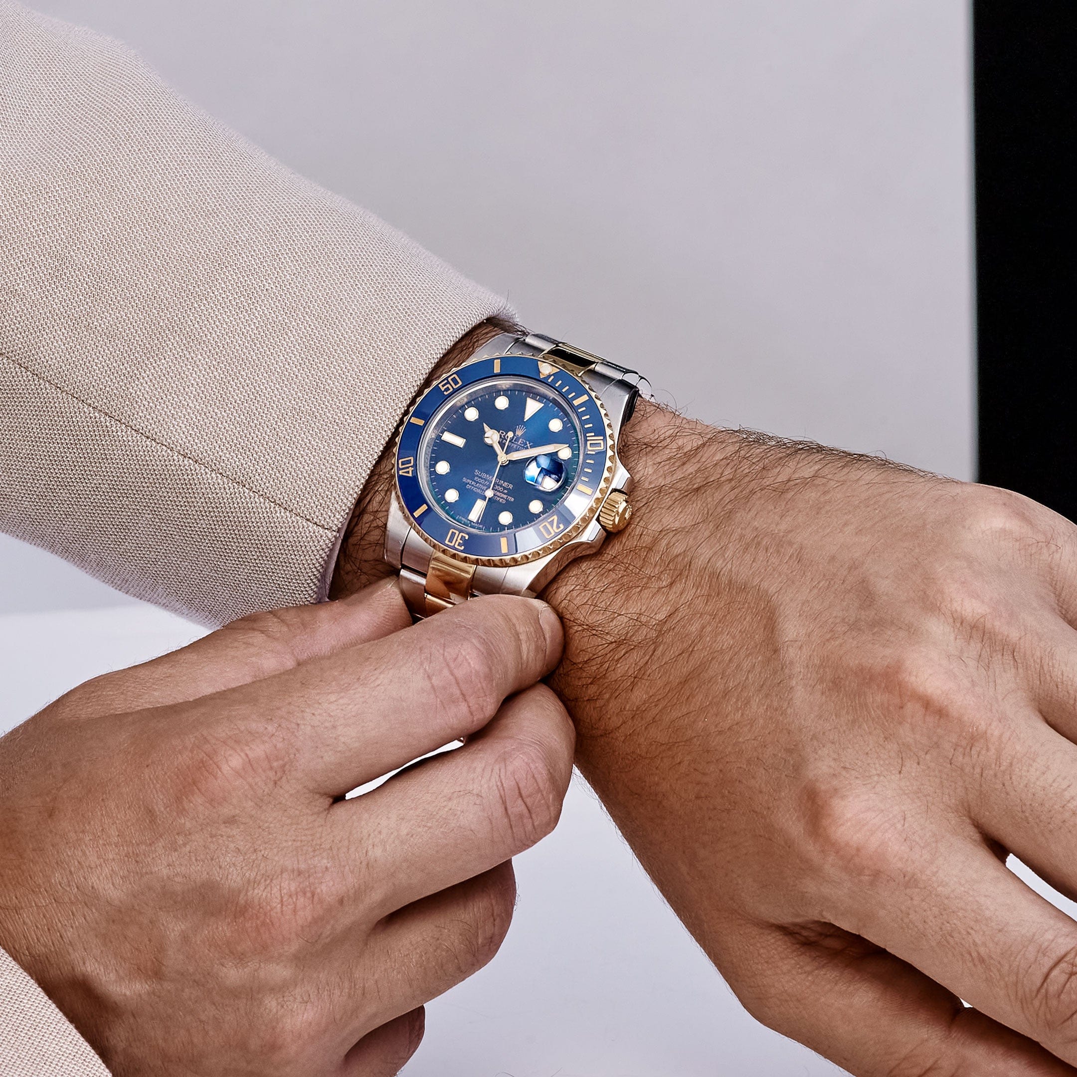 Rolex Submariner Date 116613LB Stainless Steel Yellow Gold Blue Dial (2015)