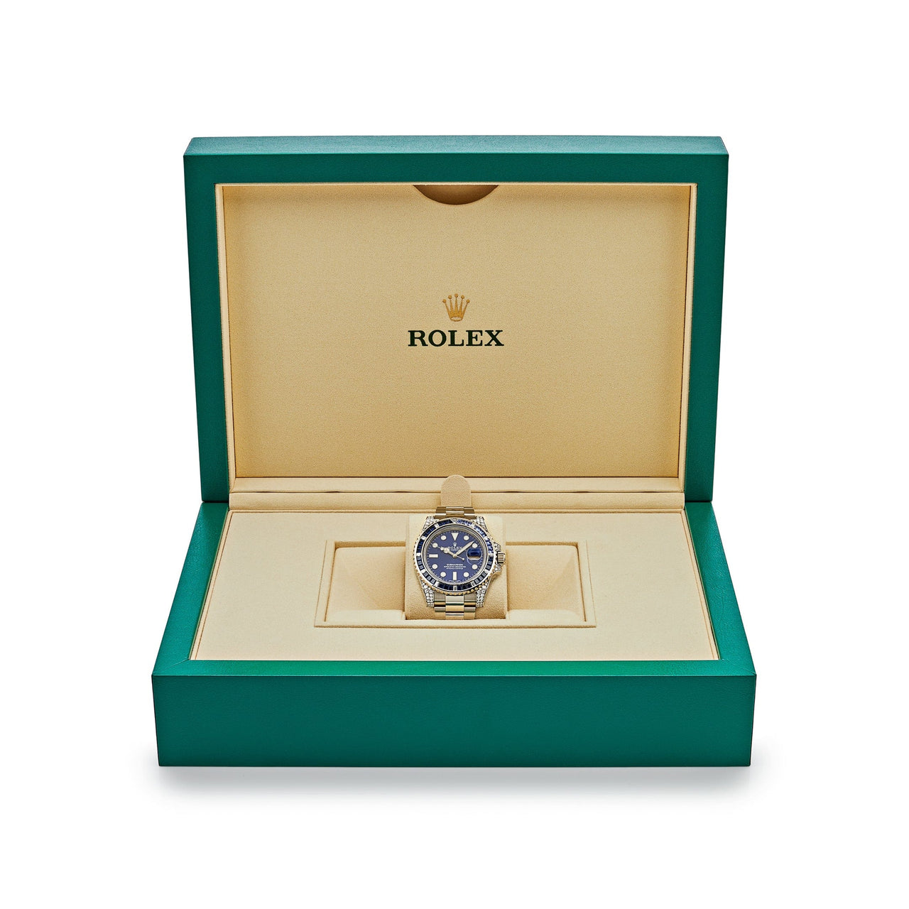 Rolex Submariner White Gold Blue Sapphire & Diamond Dial & Bezel 116659SABR (2022)