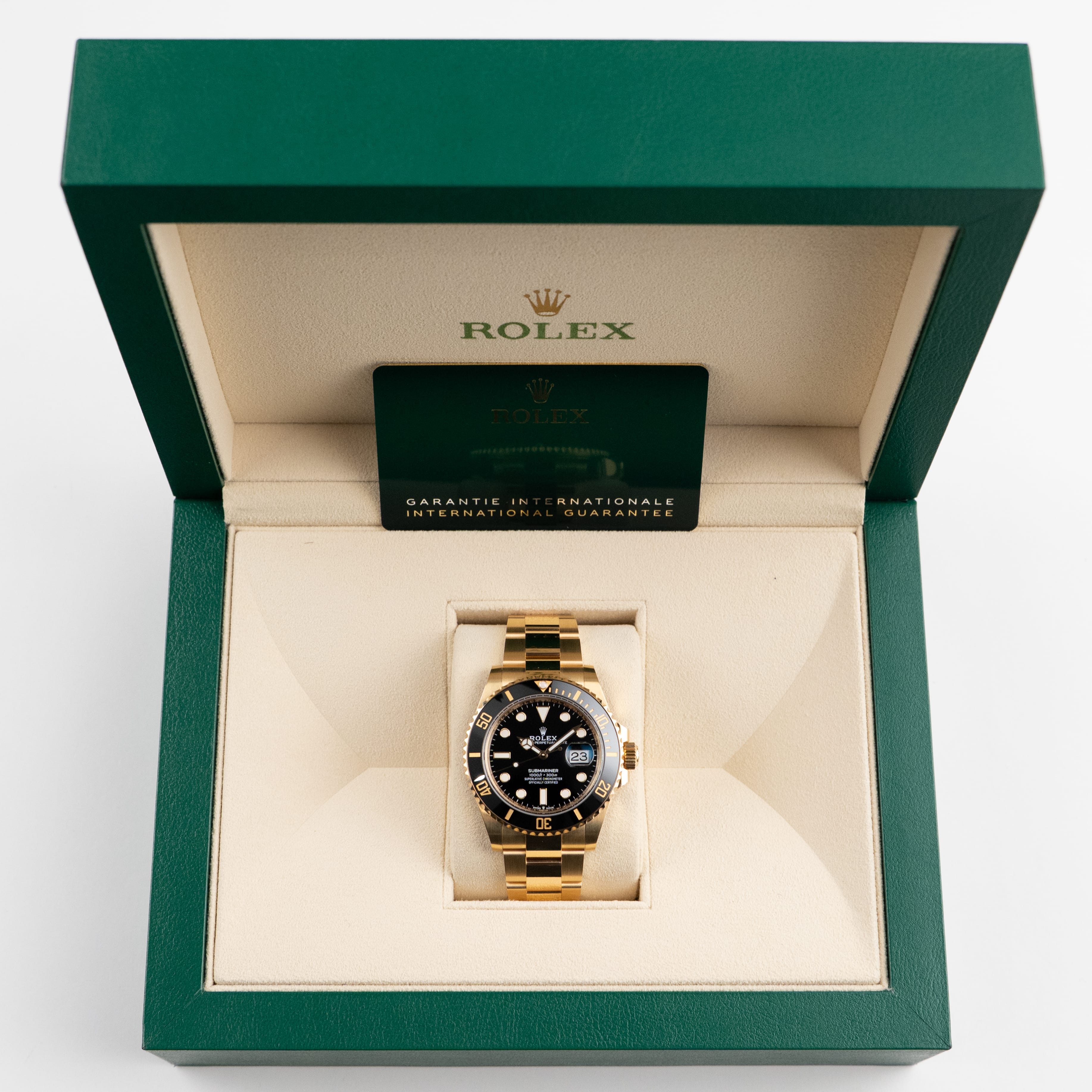 Rolex Submariner Date 126618LN Yellow Gold Black Dial (2024)