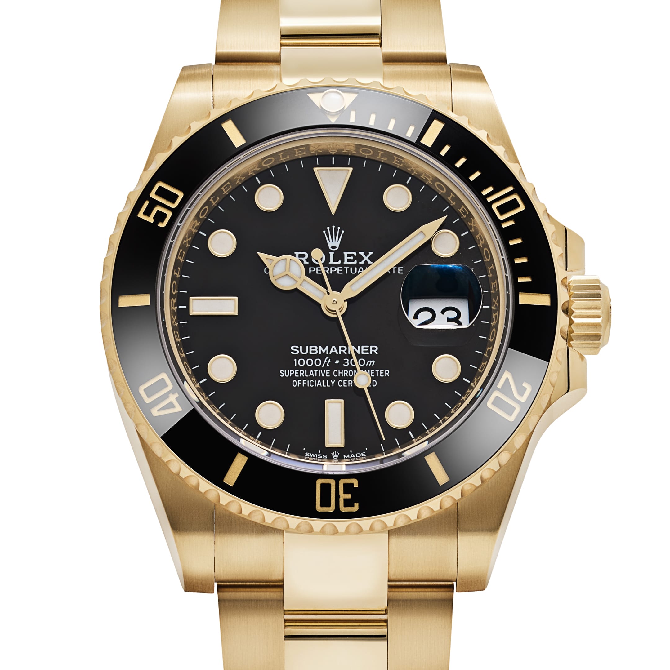 Rolex Submariner Date 126618LN Yellow Gold Black Dial (2024)