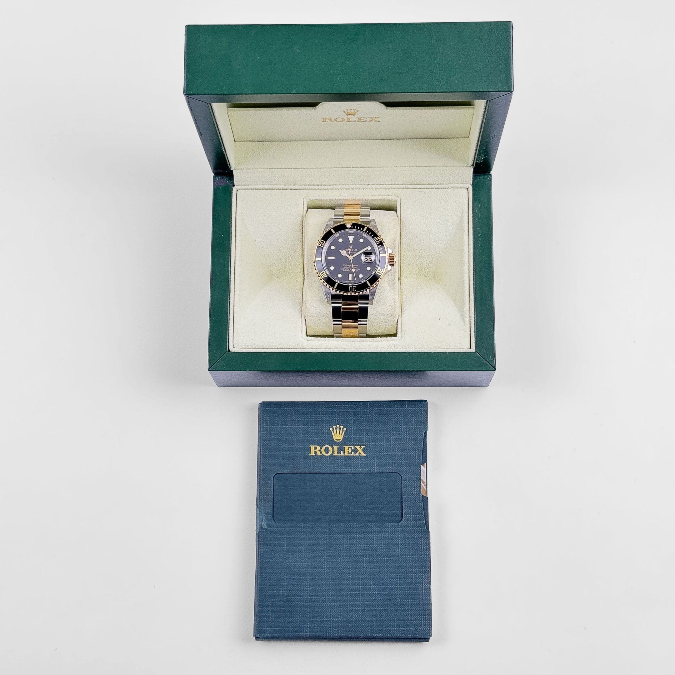 Rolex Submariner Date 16613N Stainless Steel Yellow Gold Black Dial (2008)