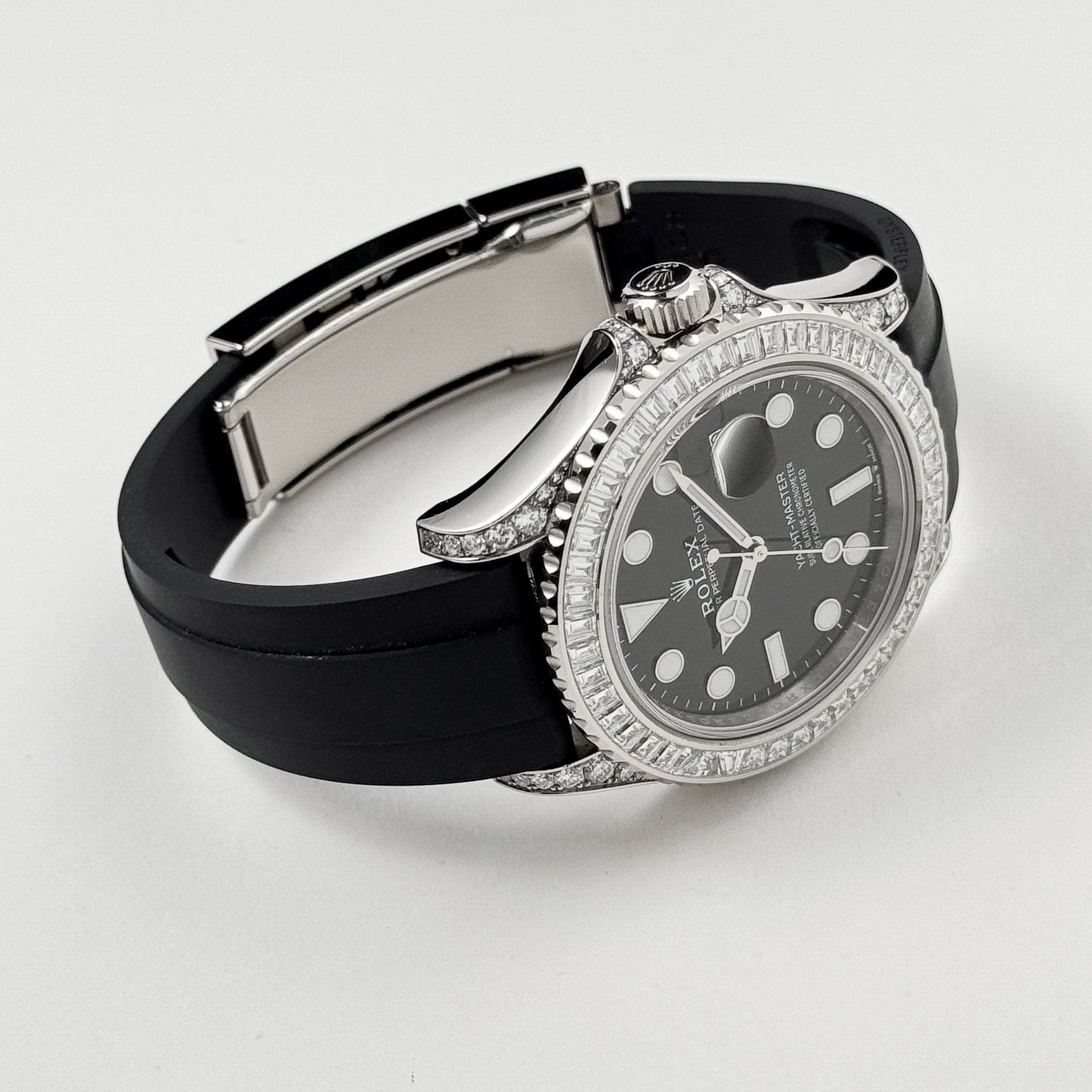 Rolex Yacht-Master 226679TBR White Gold Black Dial Diamond Bezel (2023)